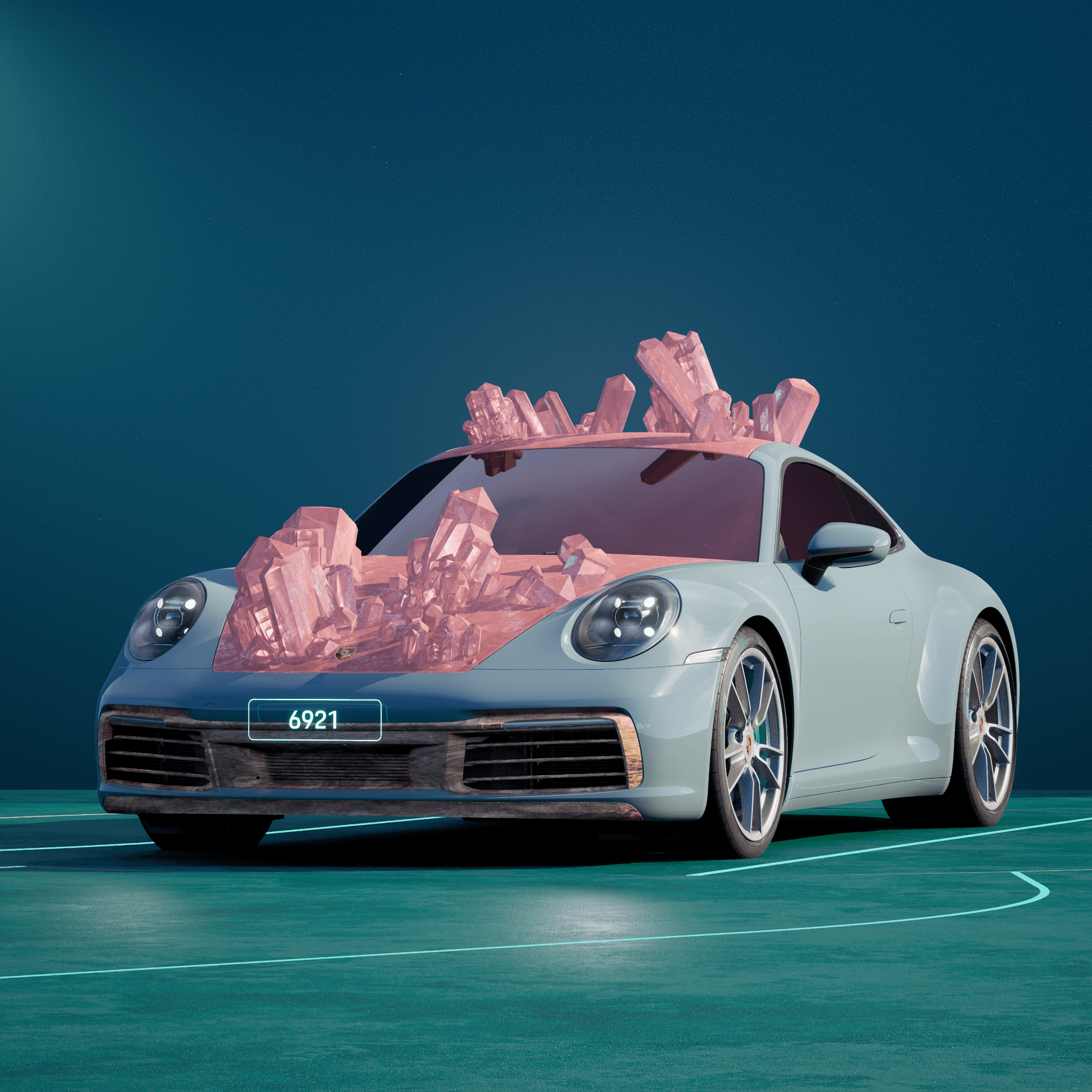 The PORSCHΞ 911 6921 image in phase