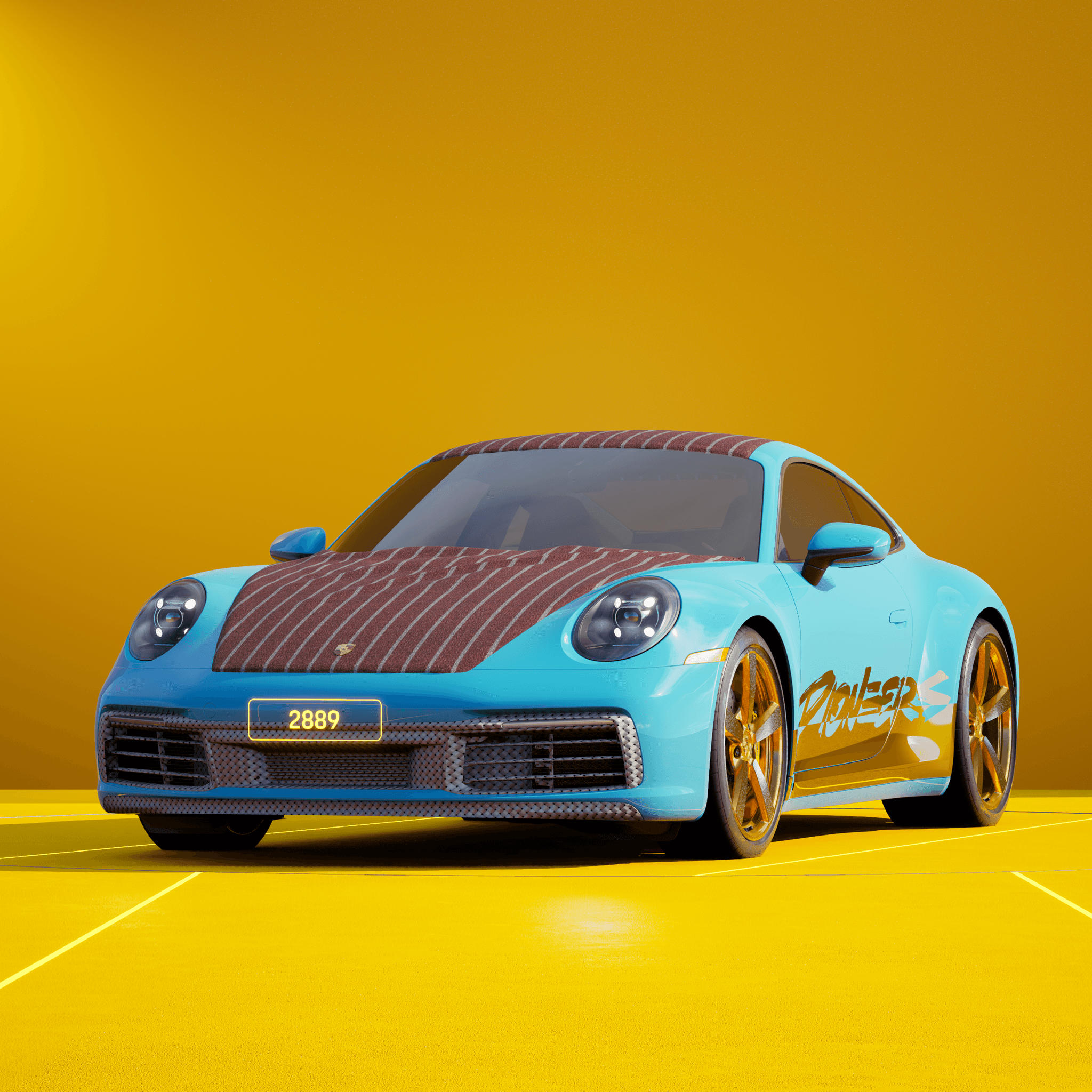 The PORSCHΞ 911 2889 image in phase