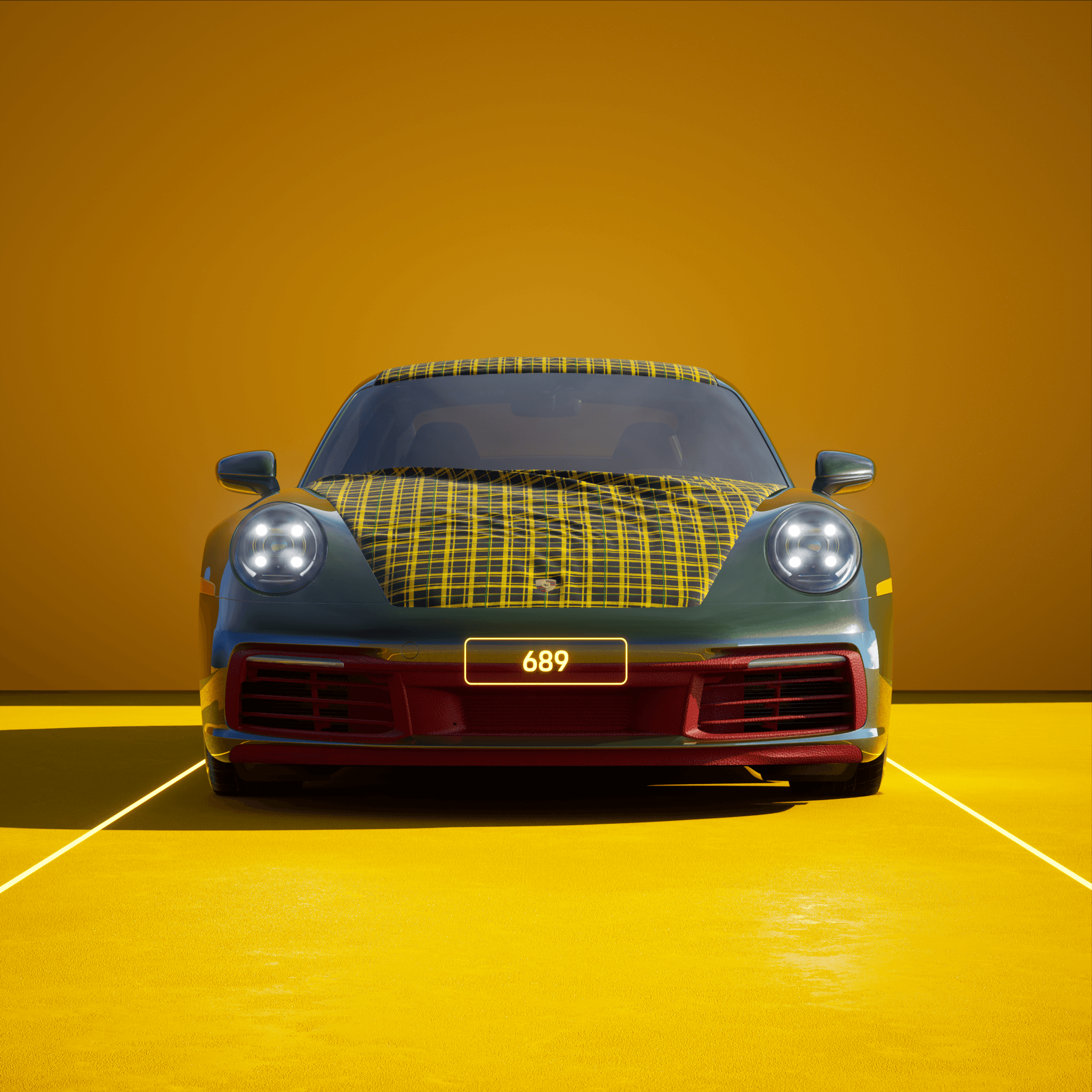 The PORSCHΞ 911 689 image in phase