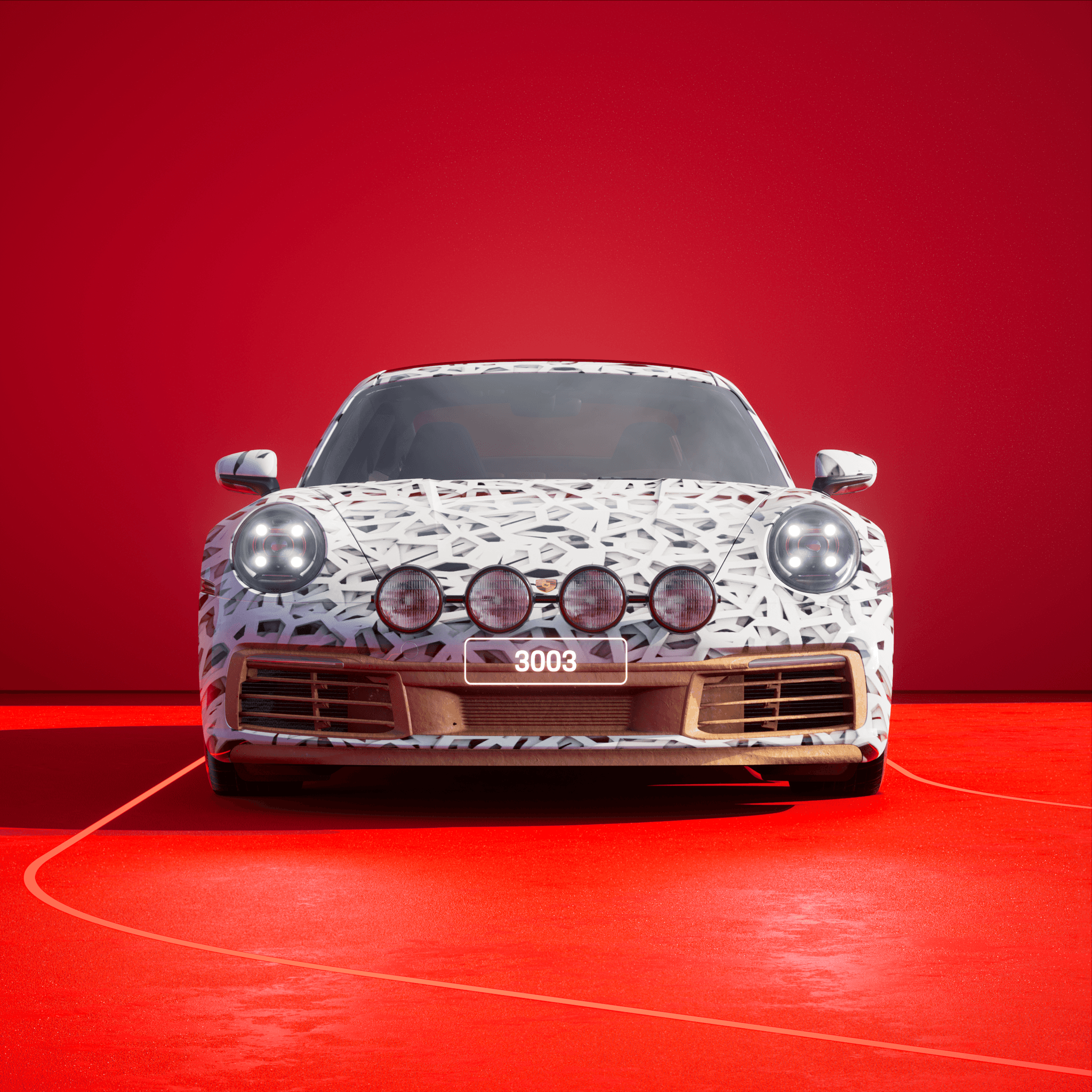 The PORSCHΞ 911 3003 image in phase