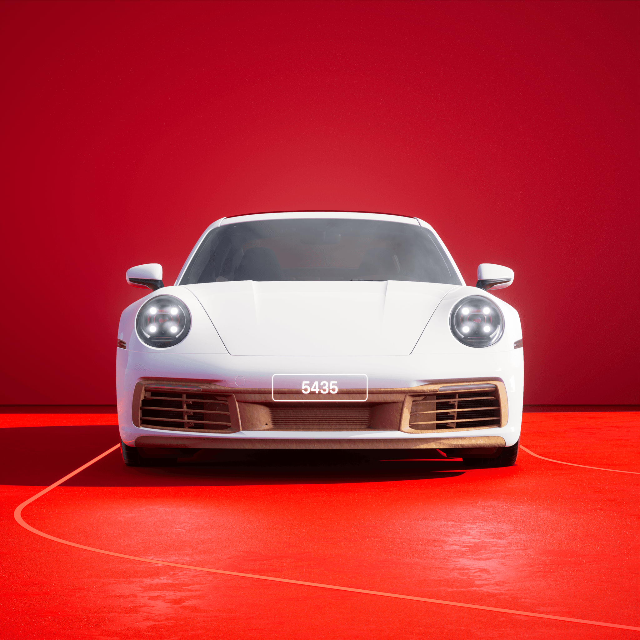 The PORSCHΞ 911 5435 image in phase