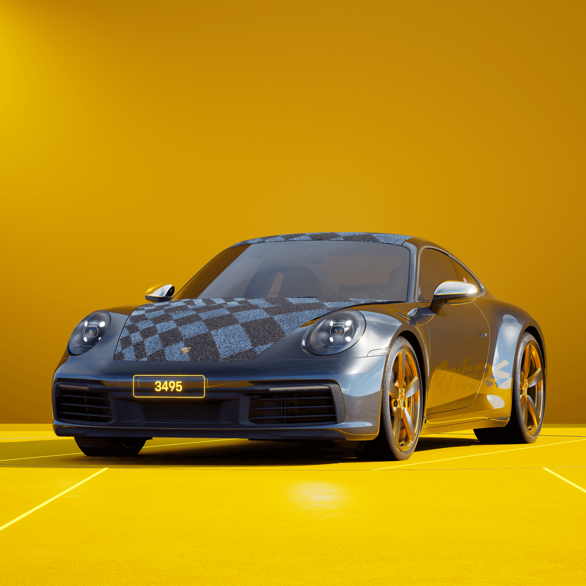 The PORSCHΞ 911 3495 image in phase