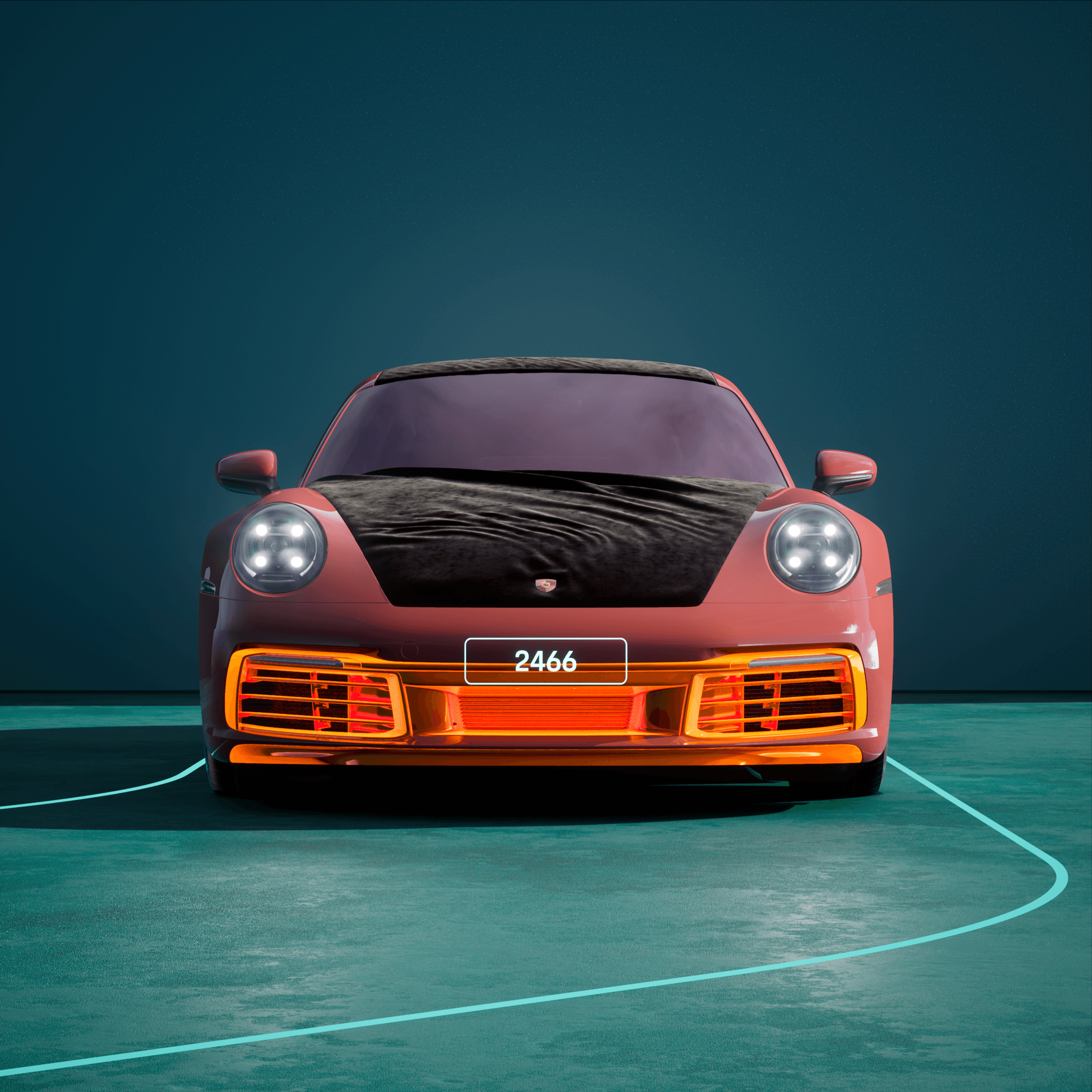 The PORSCHΞ 911 2466 image in phase