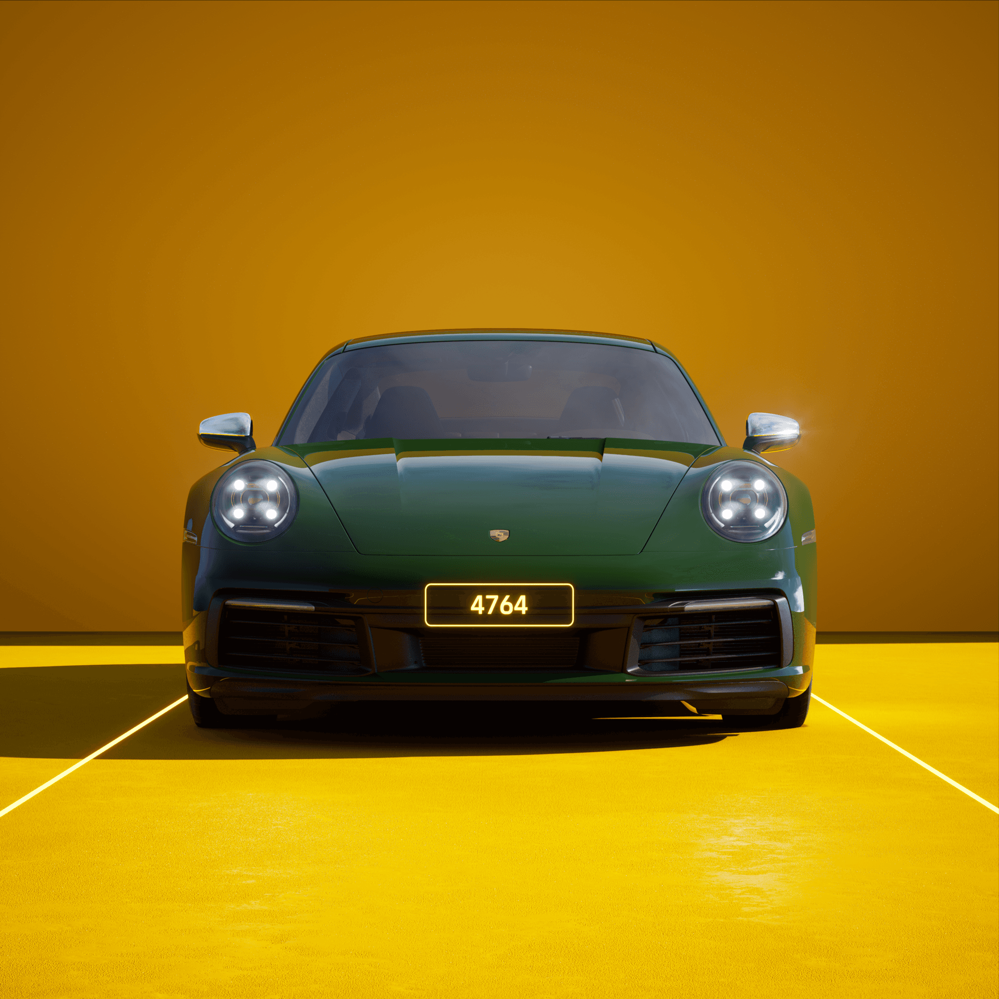 The PORSCHΞ 911 4764 image in phase
