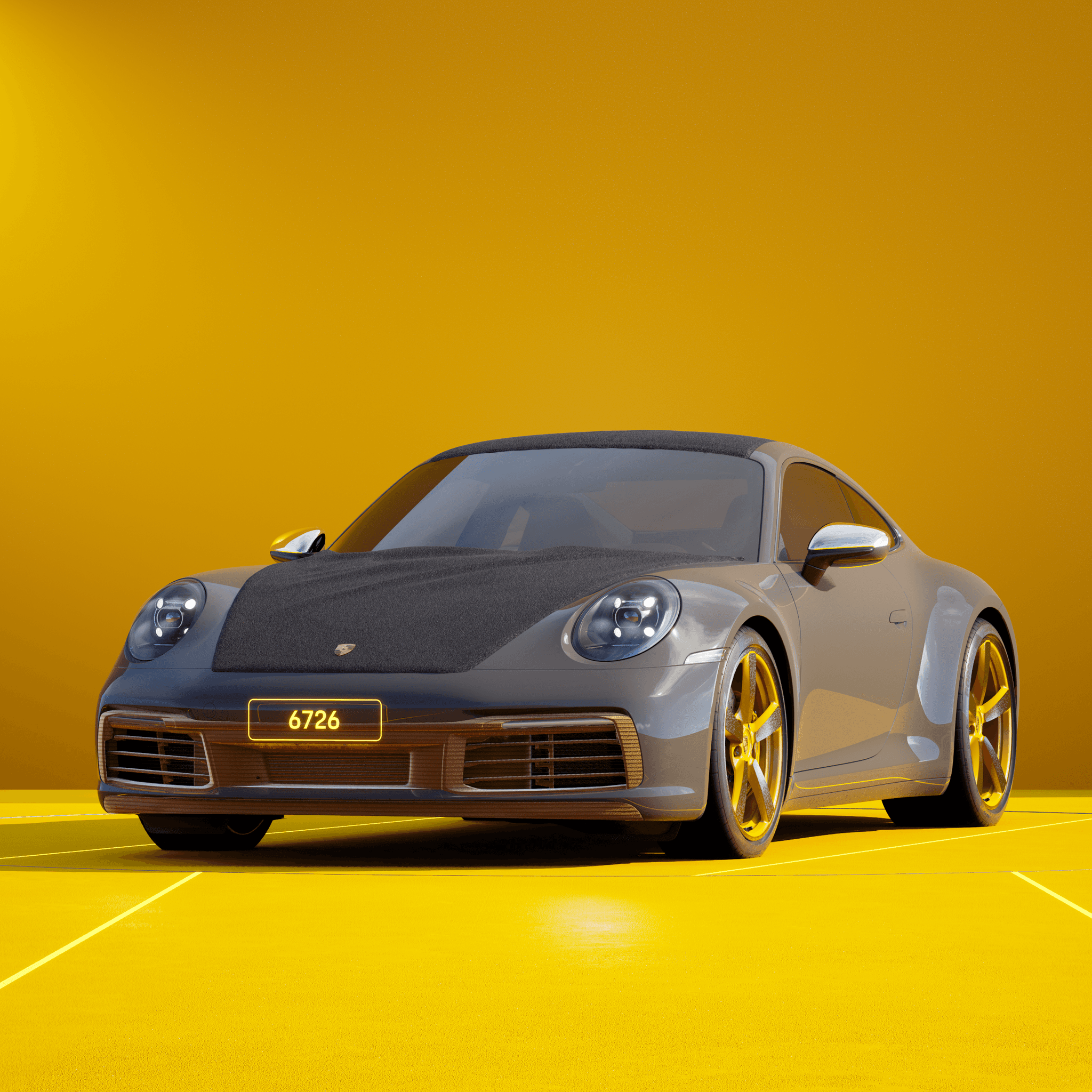 The PORSCHΞ 911 6726 image in phase