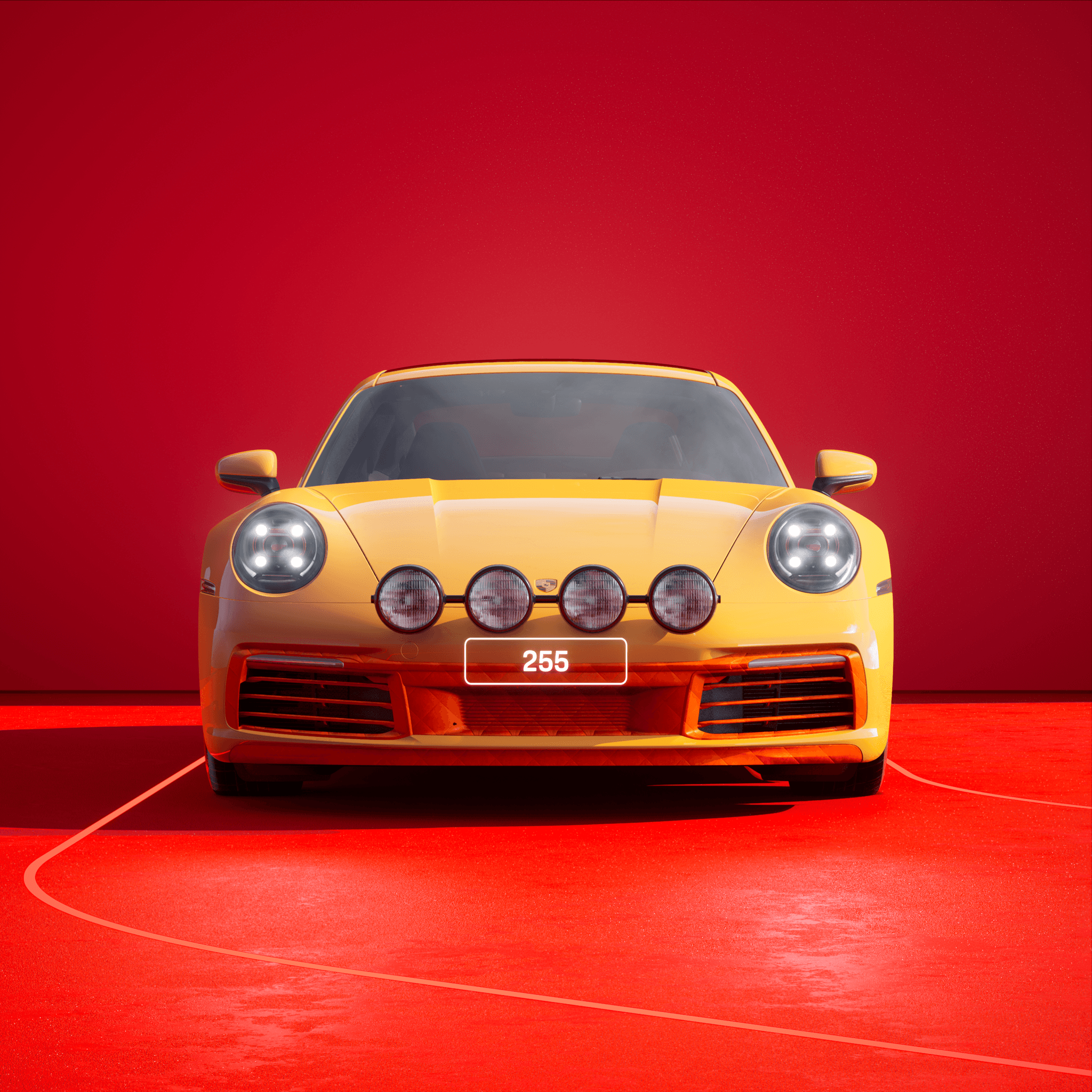 The PORSCHΞ 911 255 image in phase