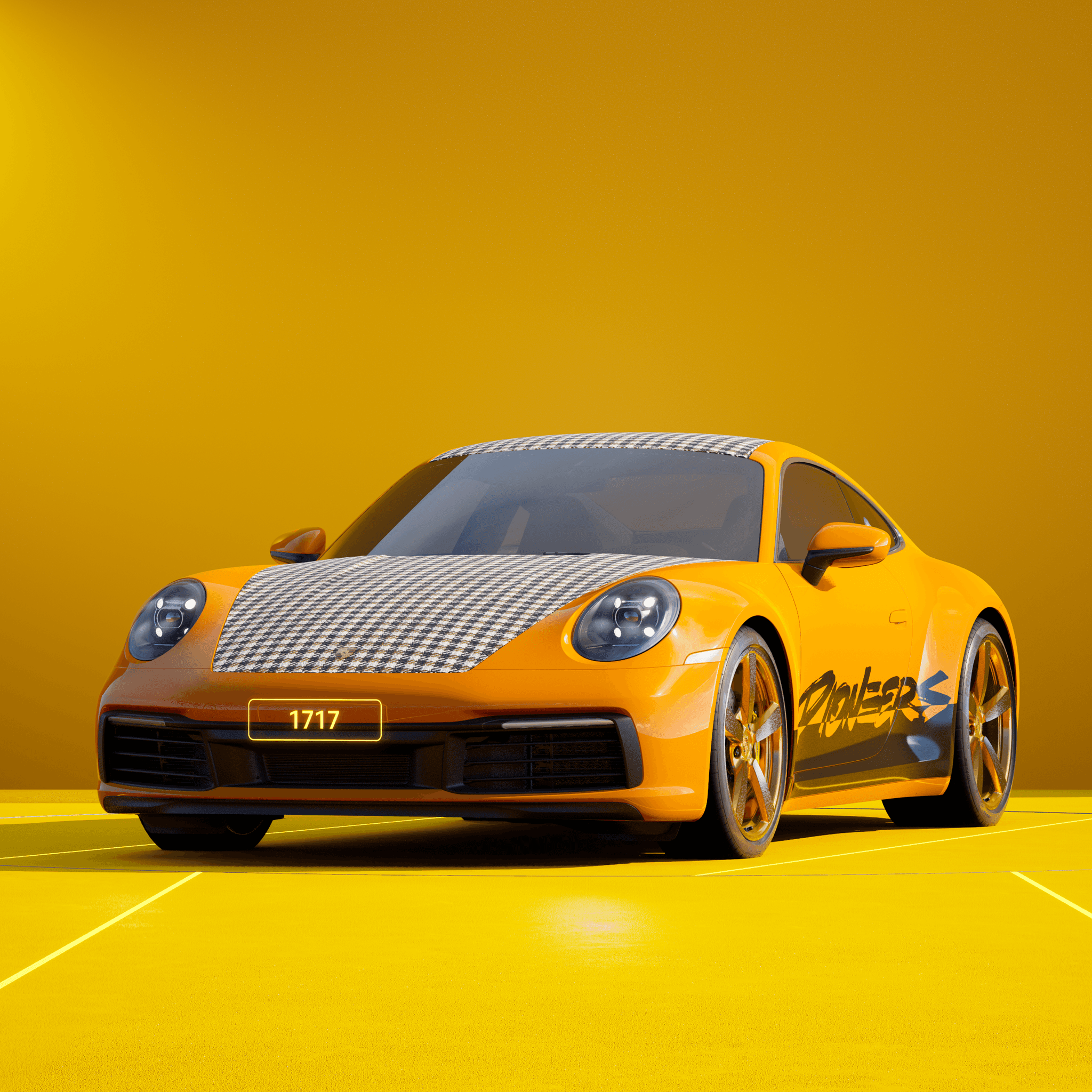 The PORSCHΞ 911 1717 image in phase
