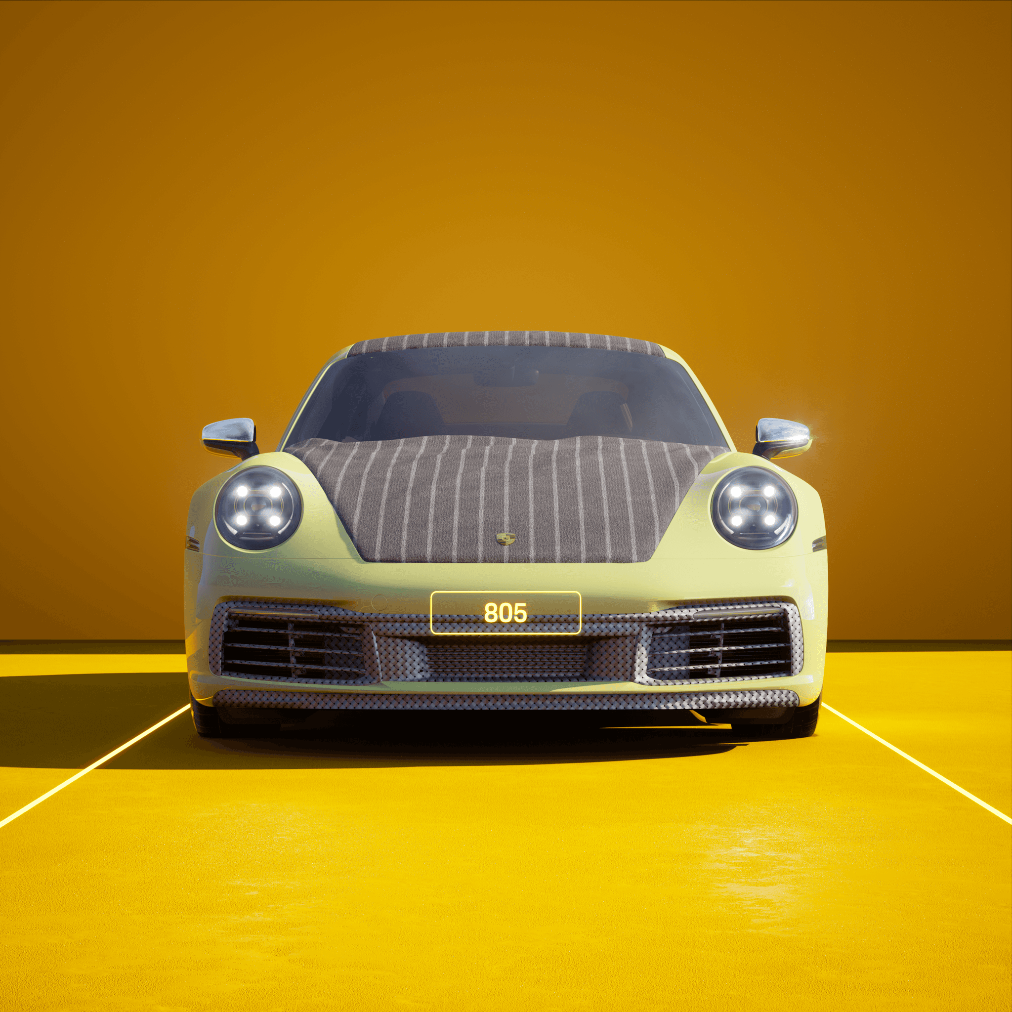 The PORSCHΞ 911 805 image in phase