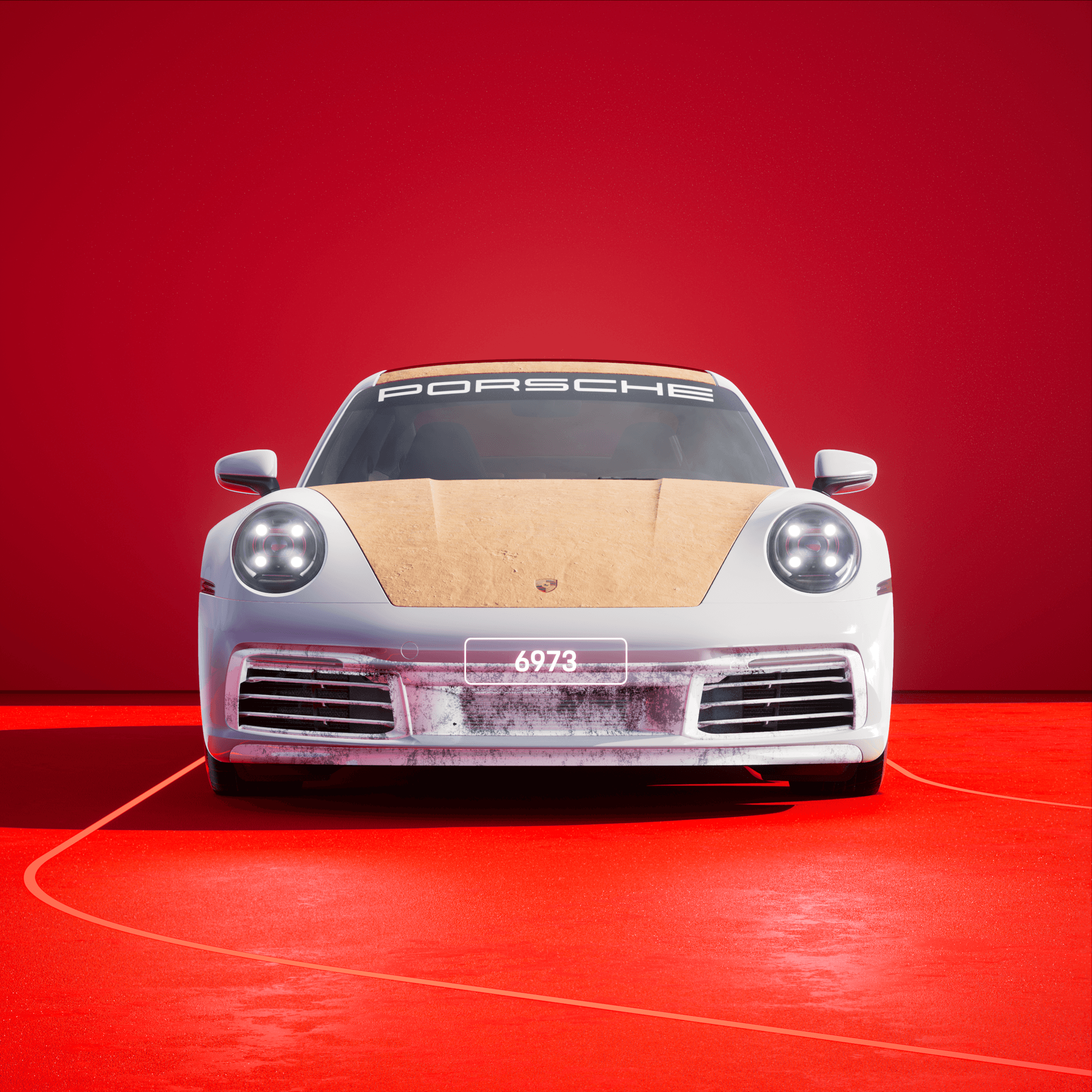 The PORSCHΞ 911 6973 image in phase