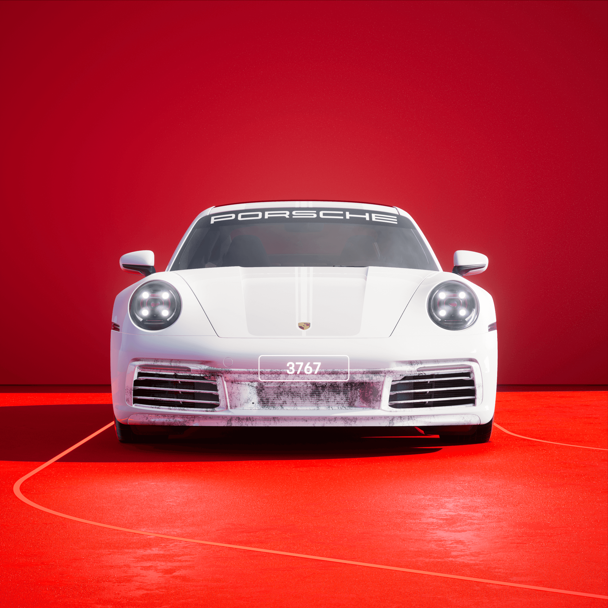 The PORSCHΞ 911 3767 image in phase