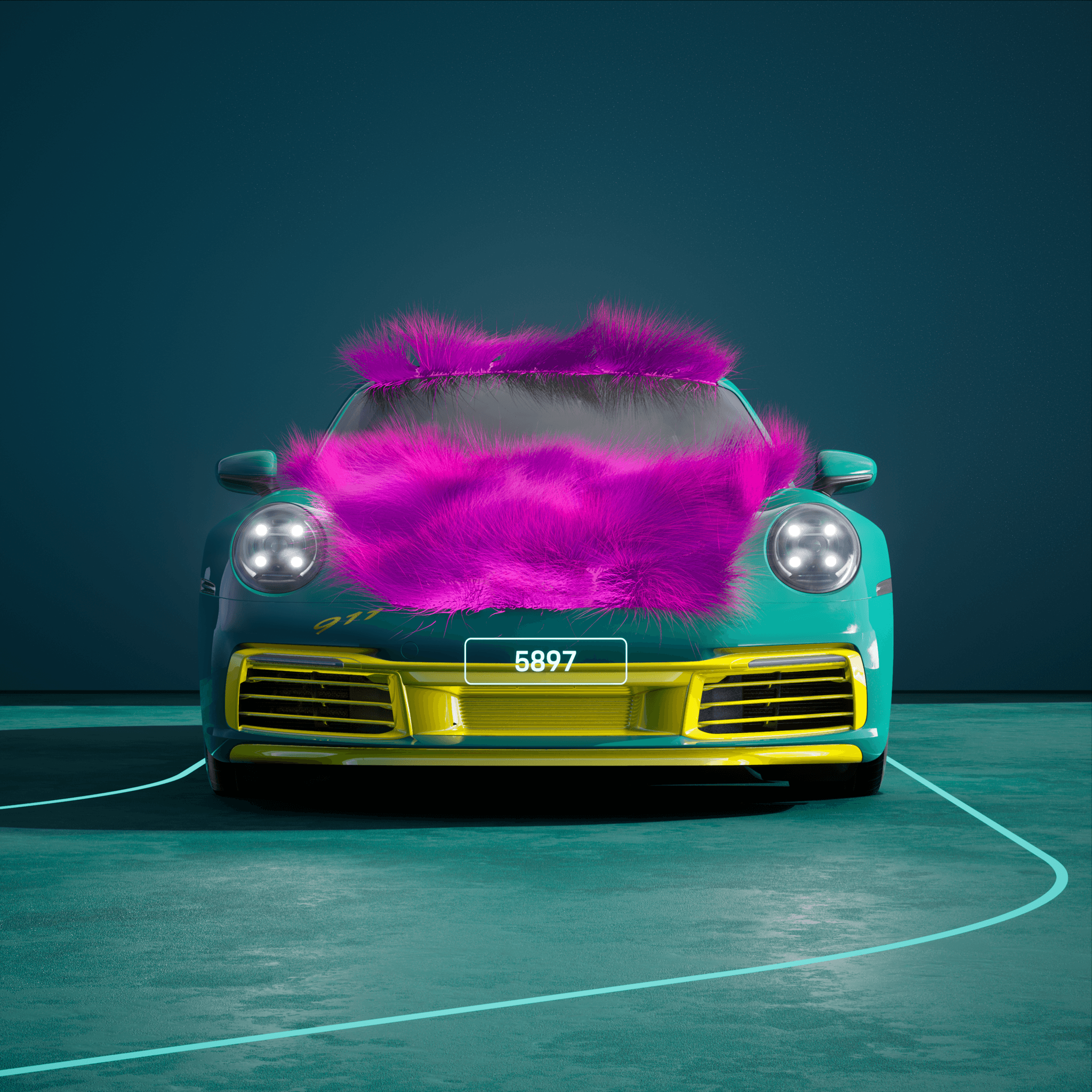 The PORSCHΞ 911 5897 image in phase