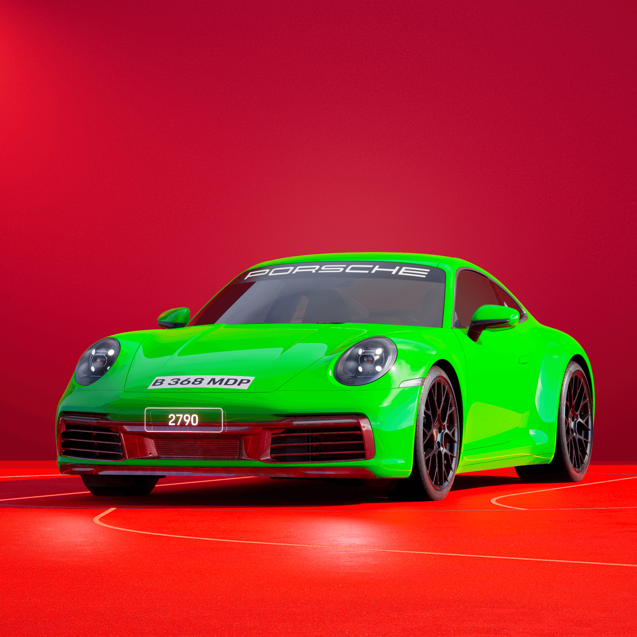 The PORSCHΞ 911 2790 image in phase