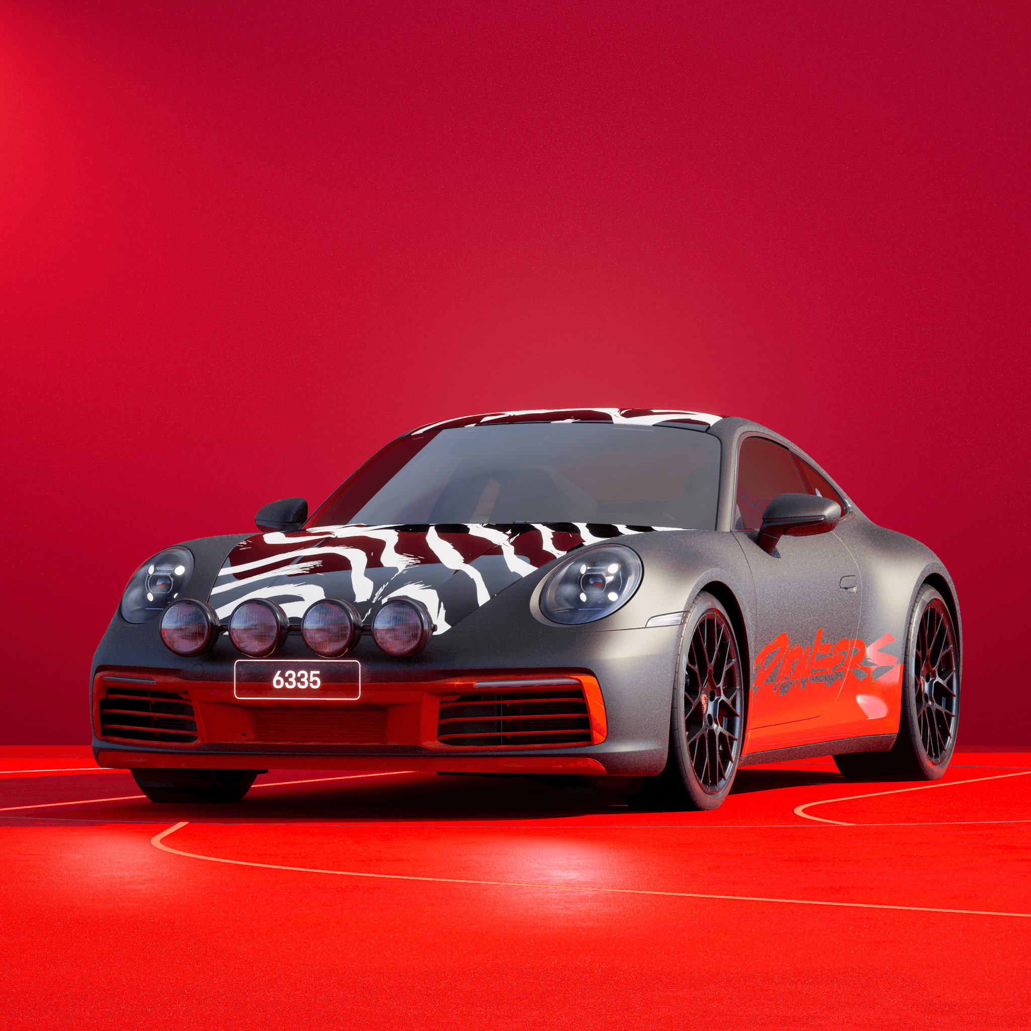 The PORSCHΞ 911 6335 image in phase