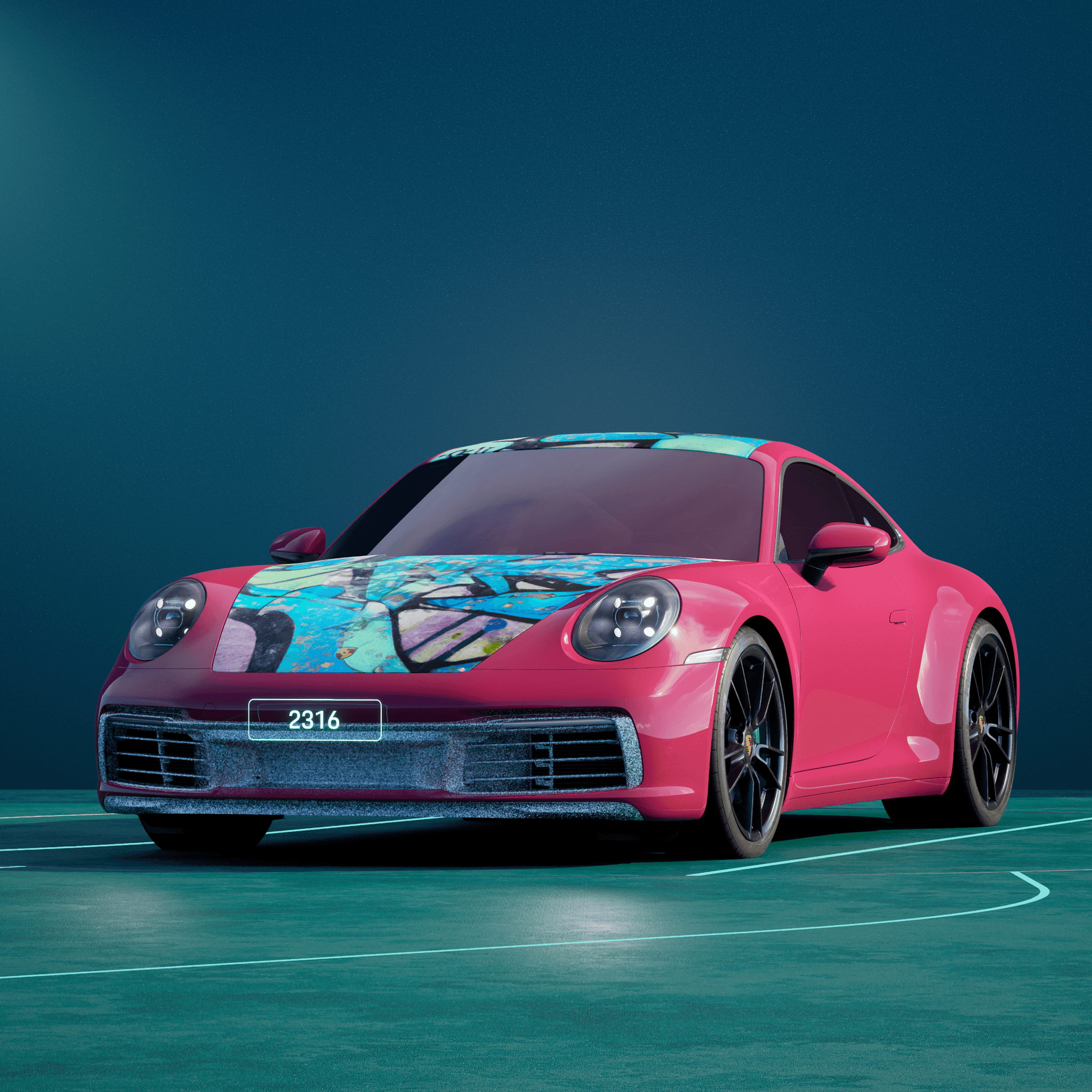 The PORSCHΞ 911 2316 image in phase