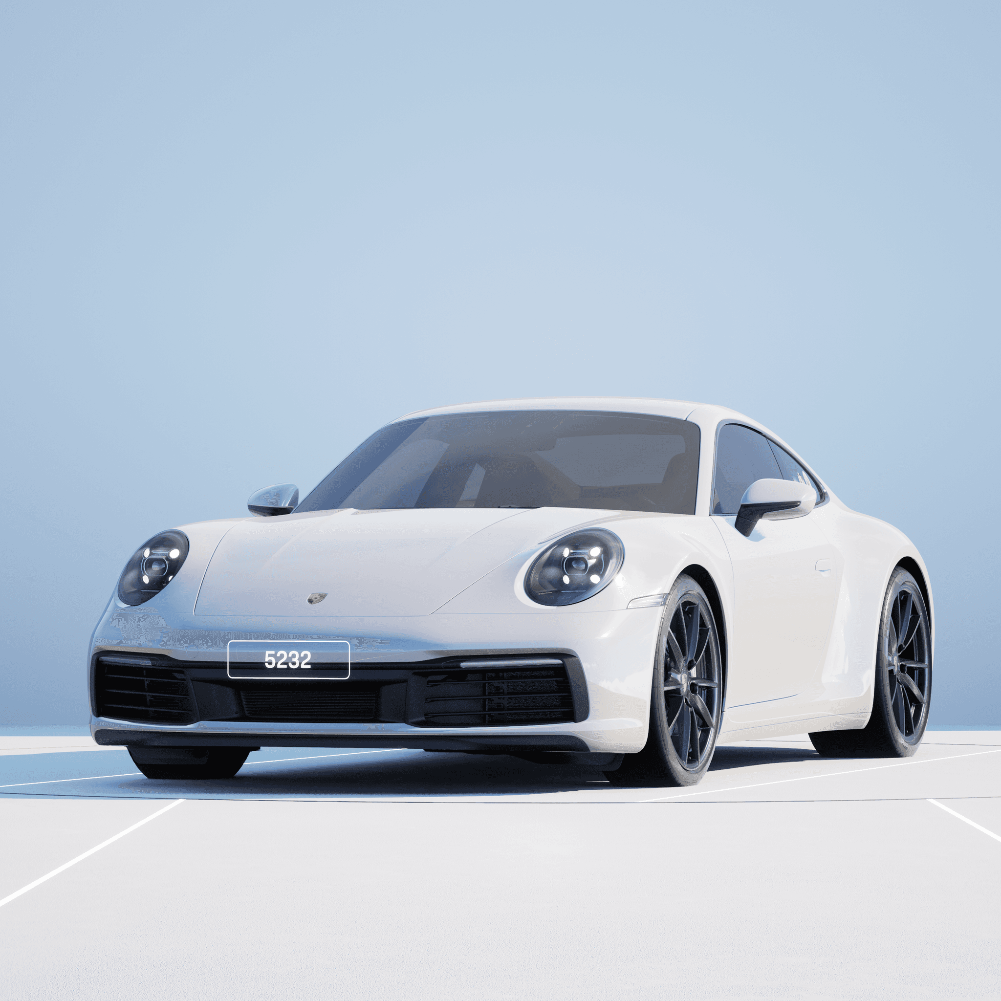 The PORSCHΞ 911 5232 image in phase