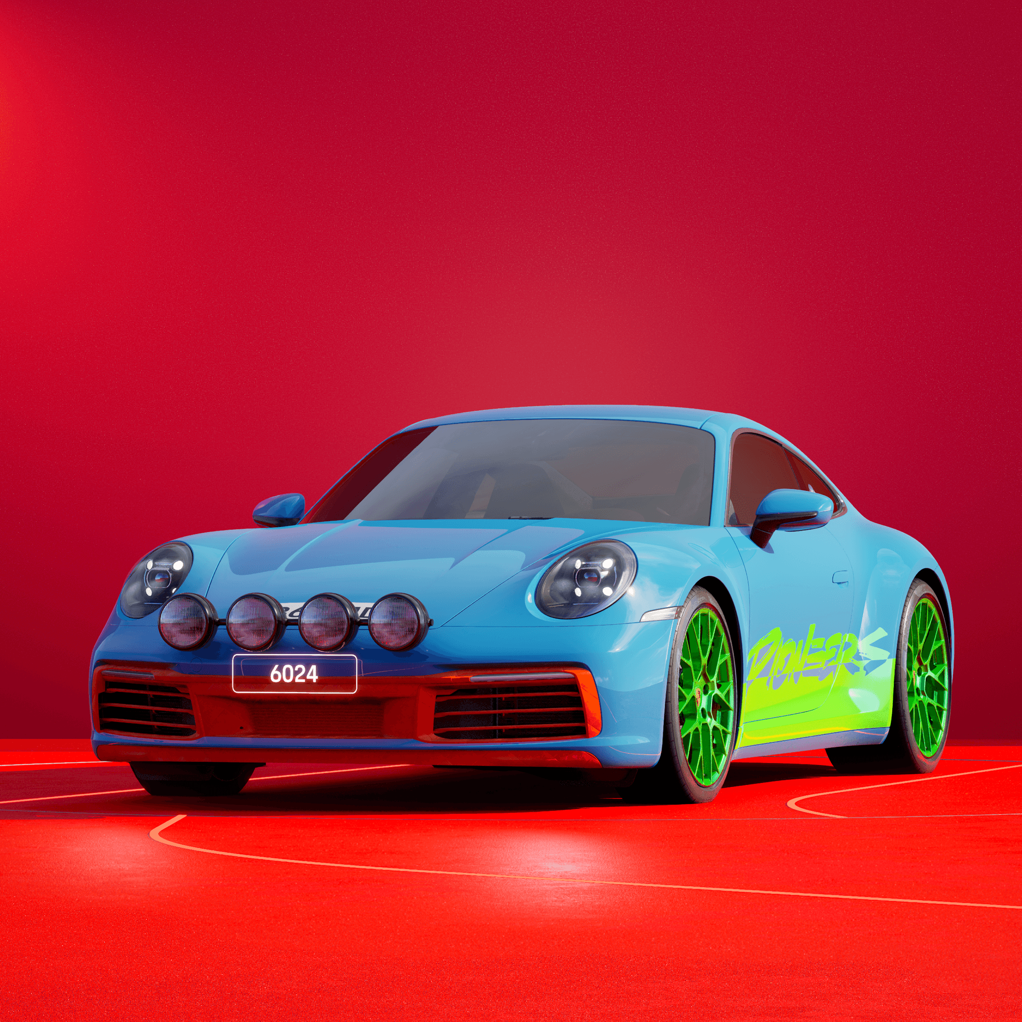 The PORSCHΞ 911 6024 image in phase
