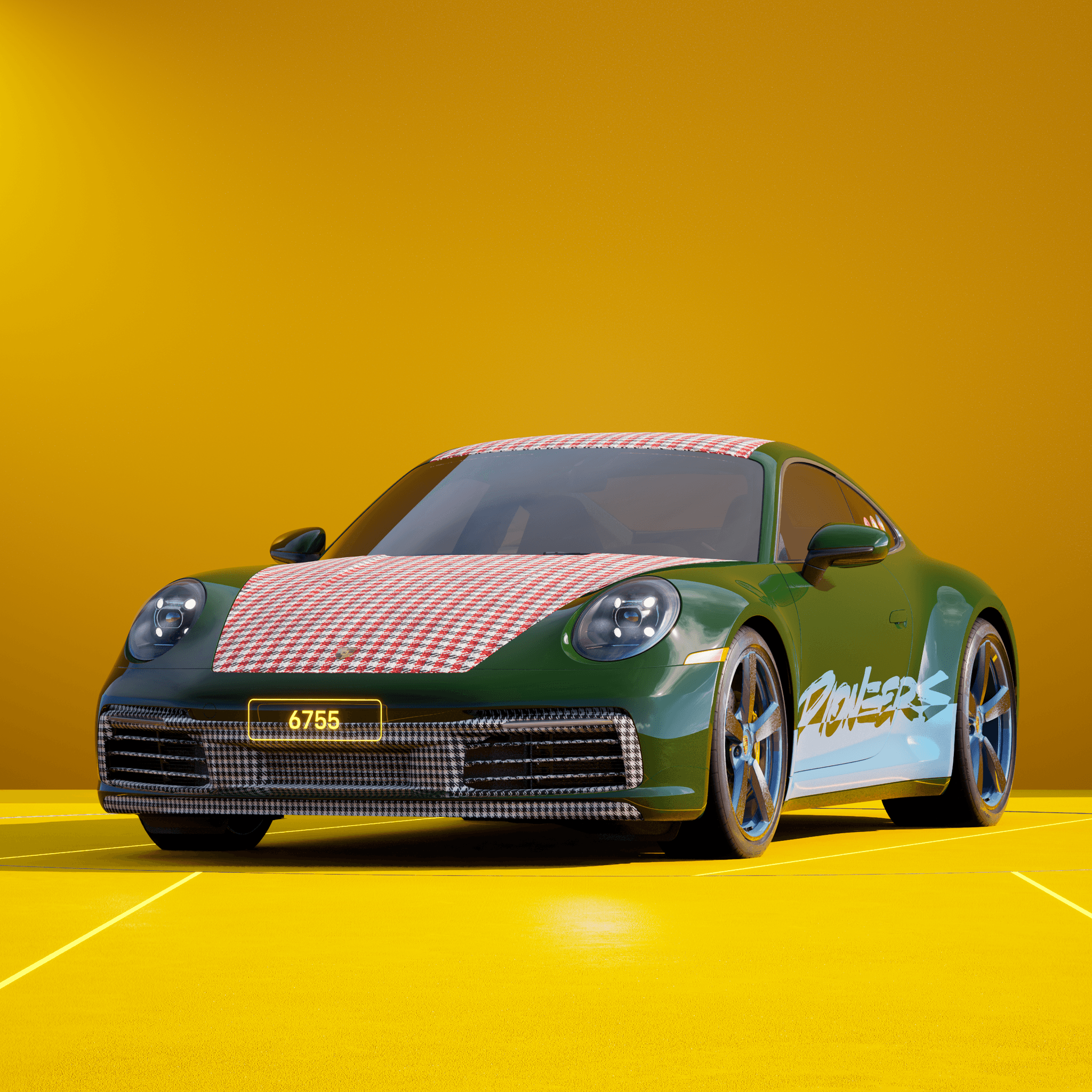 The PORSCHΞ 911 6755 image in phase