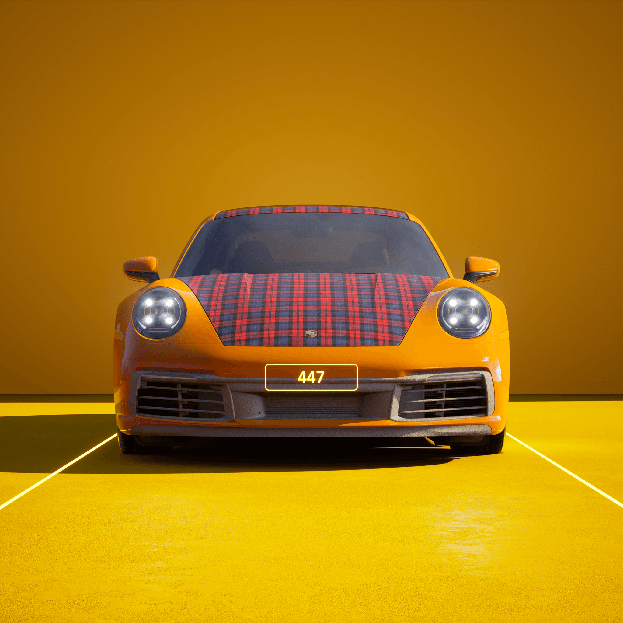 The PORSCHΞ 911 447 image in phase