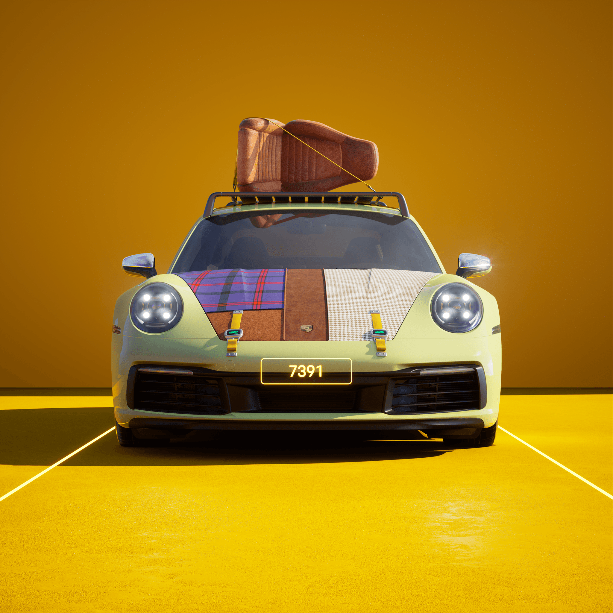The PORSCHΞ 911 7391 image in phase
