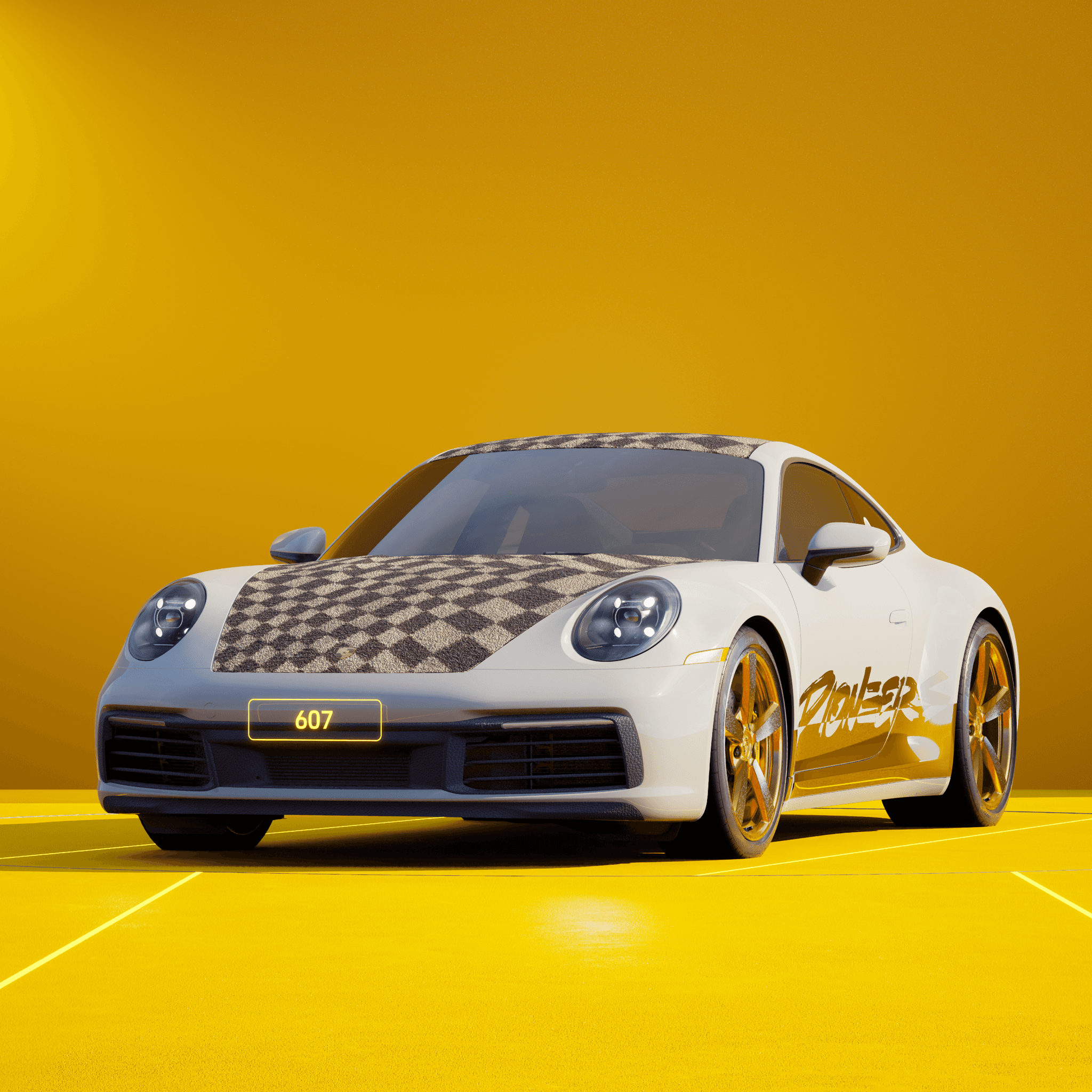 The PORSCHΞ 911 607 image in phase