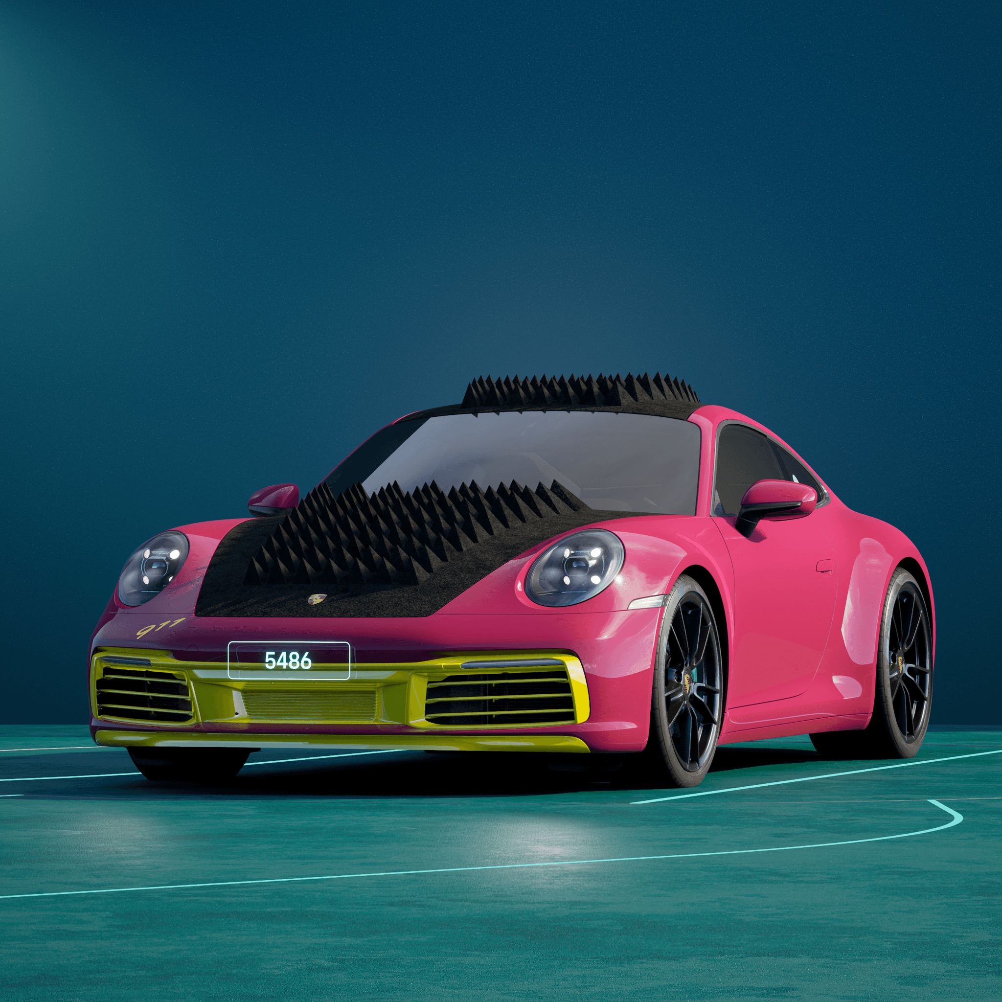 The PORSCHΞ 911 5486 image in phase