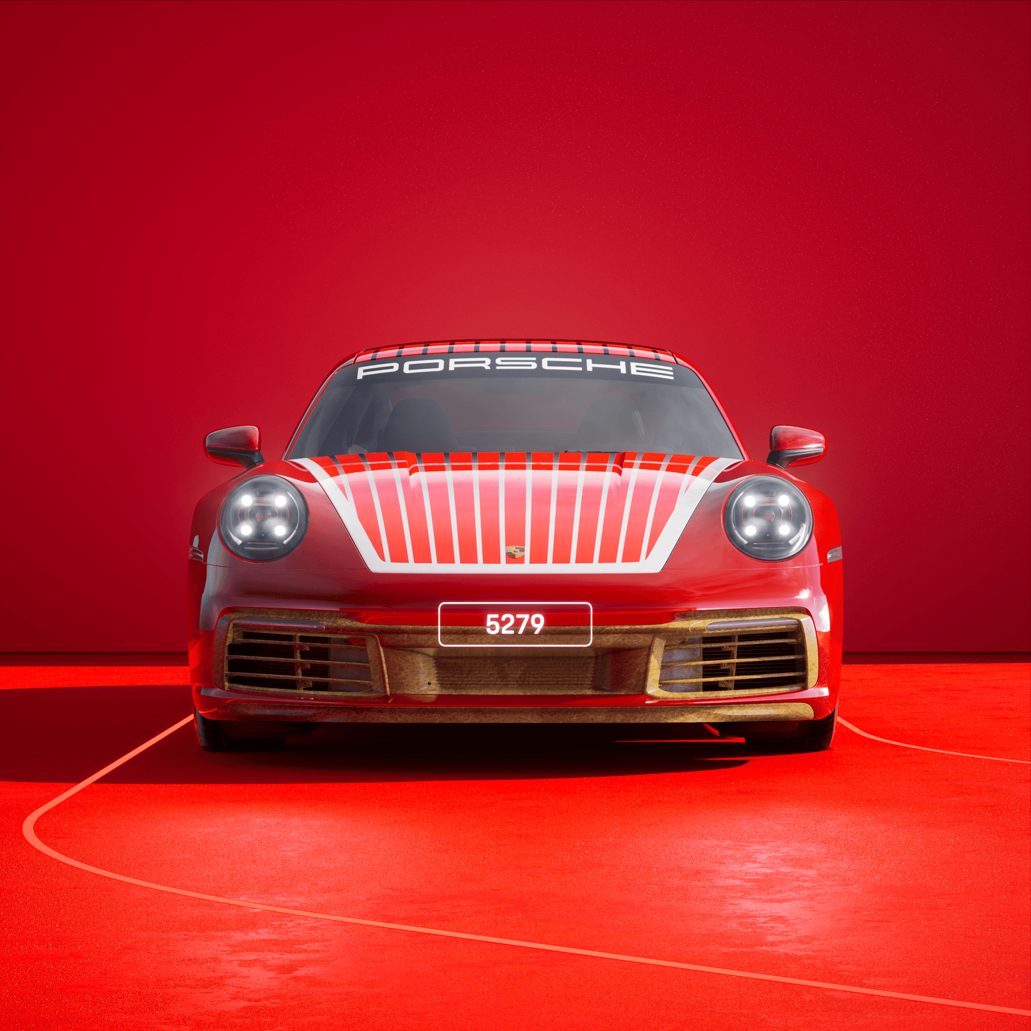The PORSCHΞ 911 5279 image in phase