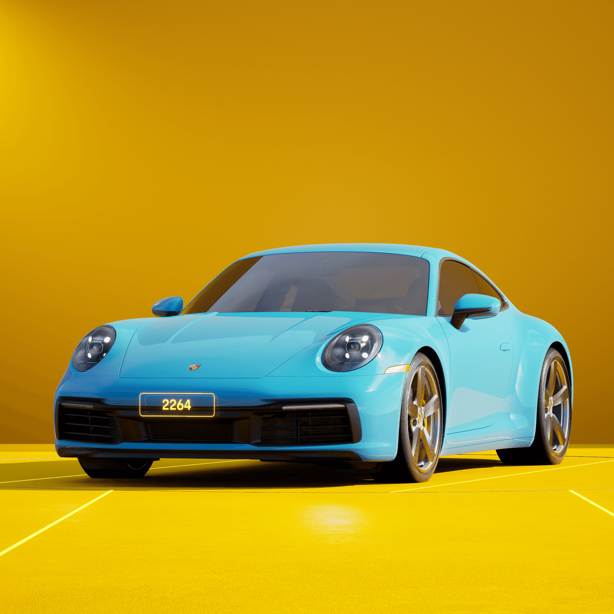 The PORSCHΞ 911 2264 image in phase