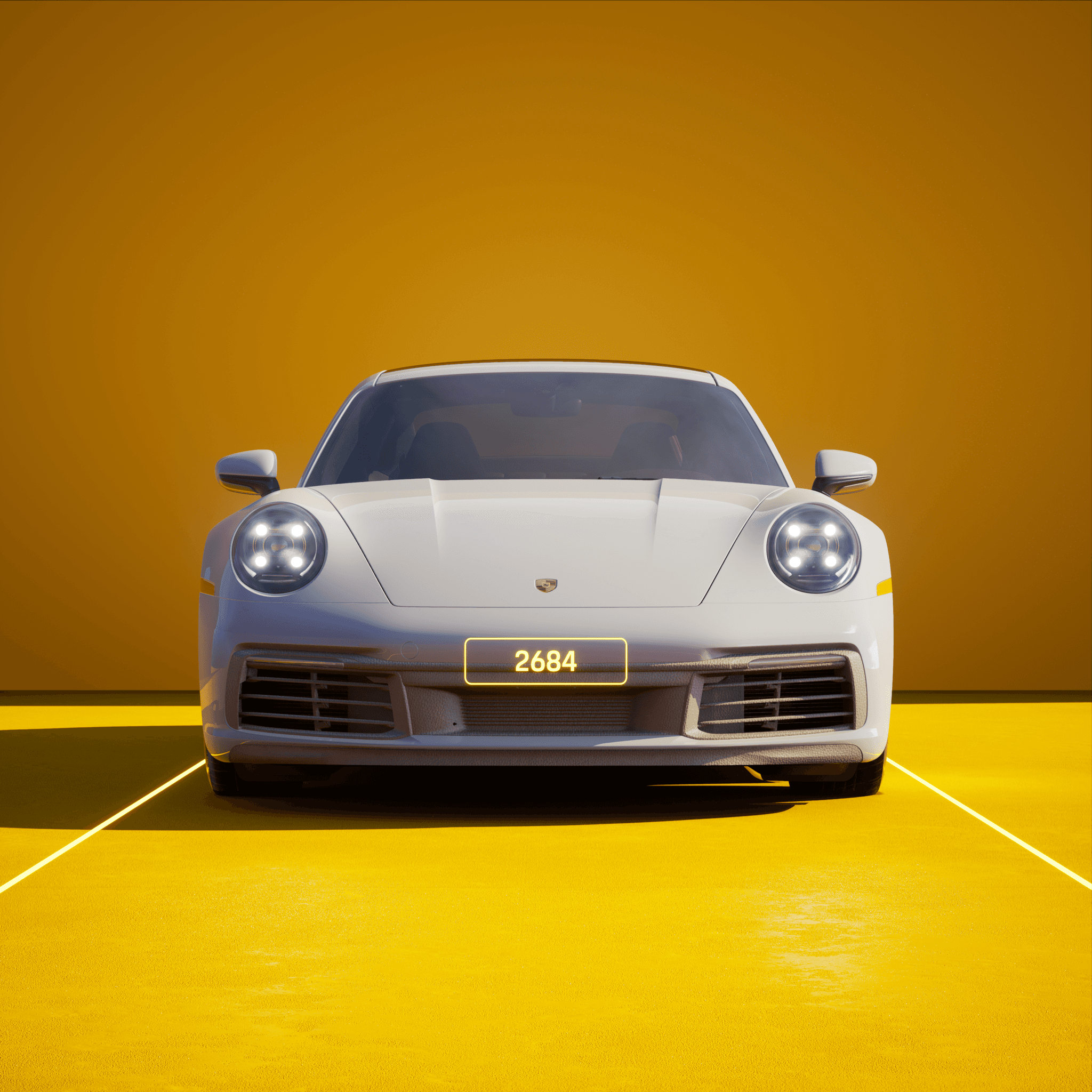 The PORSCHΞ 911 2684 image in phase