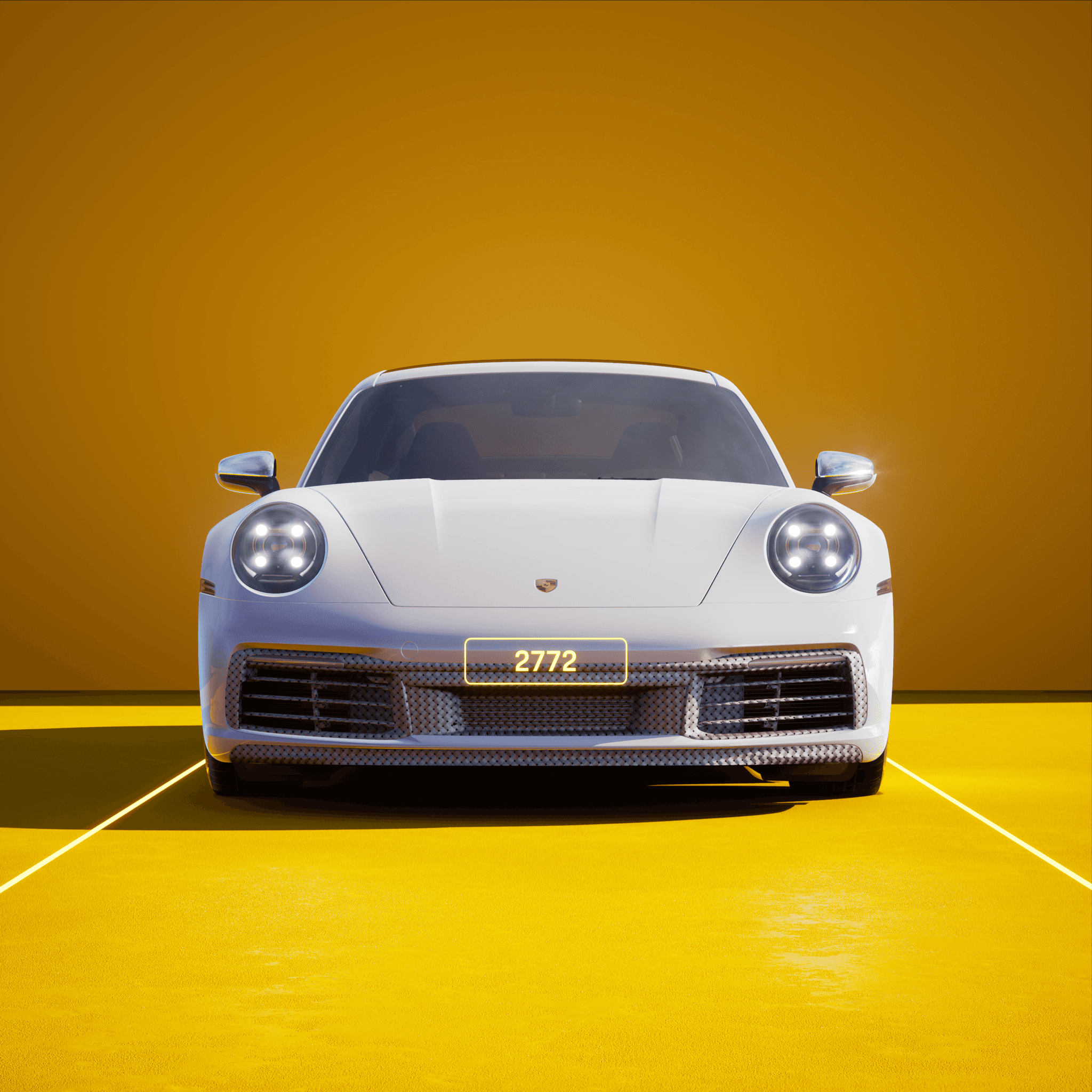 The PORSCHΞ 911 2772 image in phase