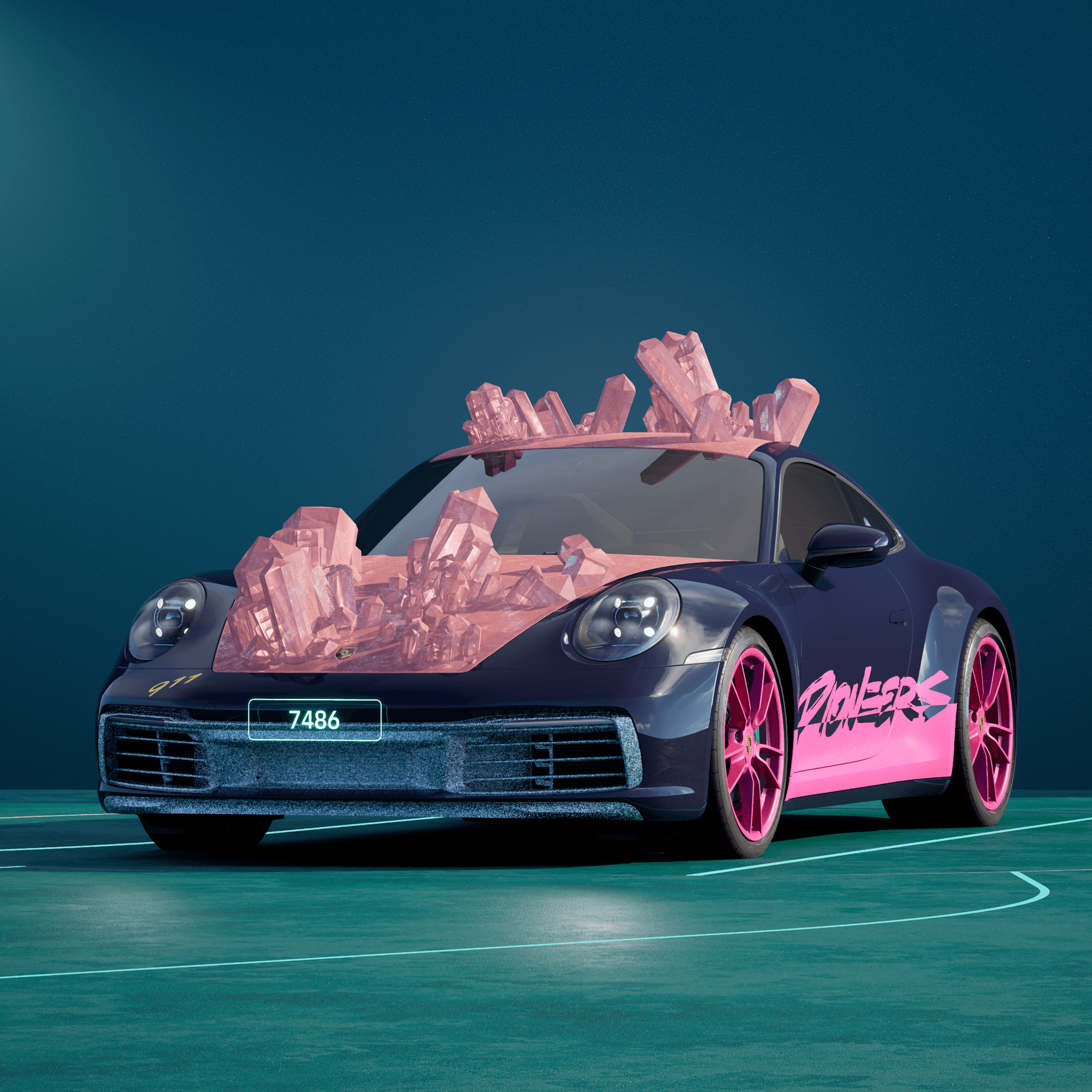 The PORSCHΞ 911 7486 image in phase