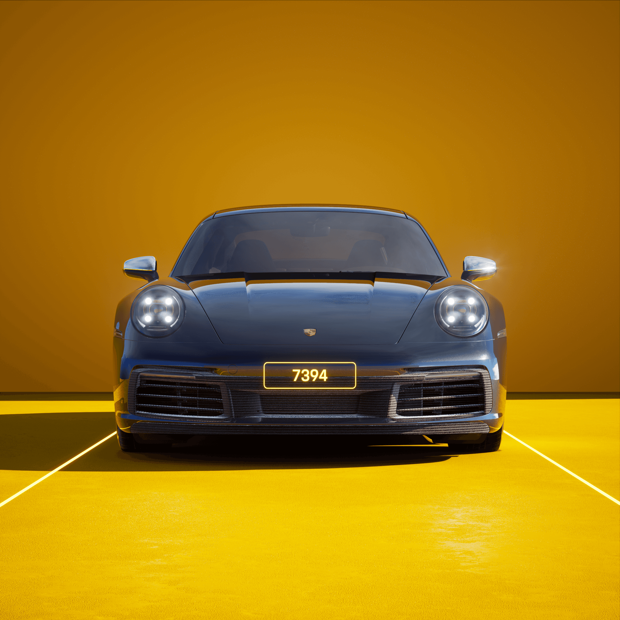 The PORSCHΞ 911 7394 image in phase