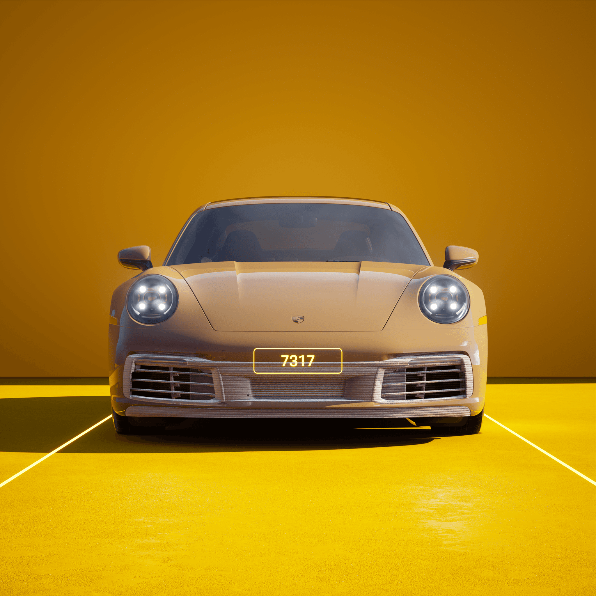 The PORSCHΞ 911 7317 image in phase
