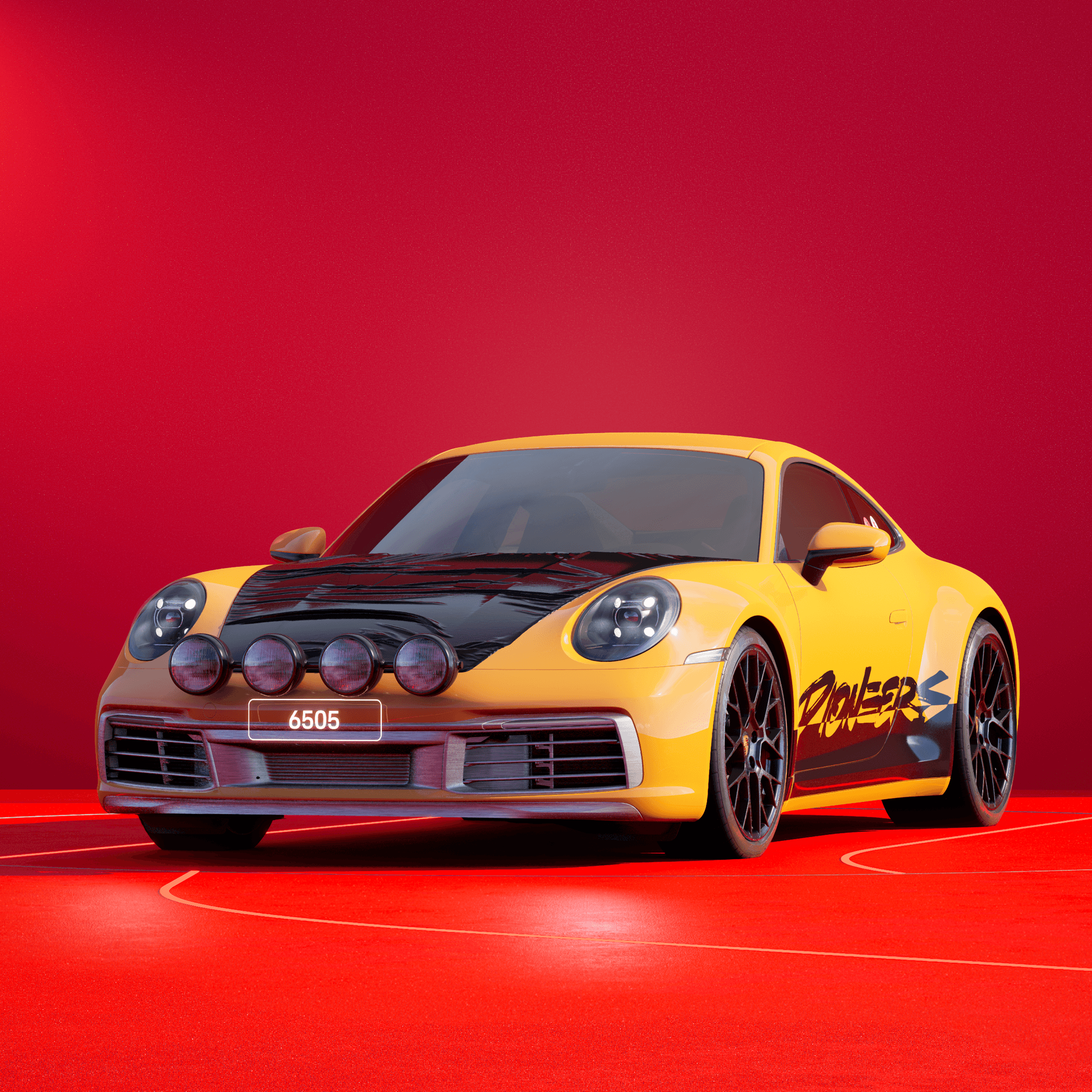 The PORSCHΞ 911 6505 image in phase