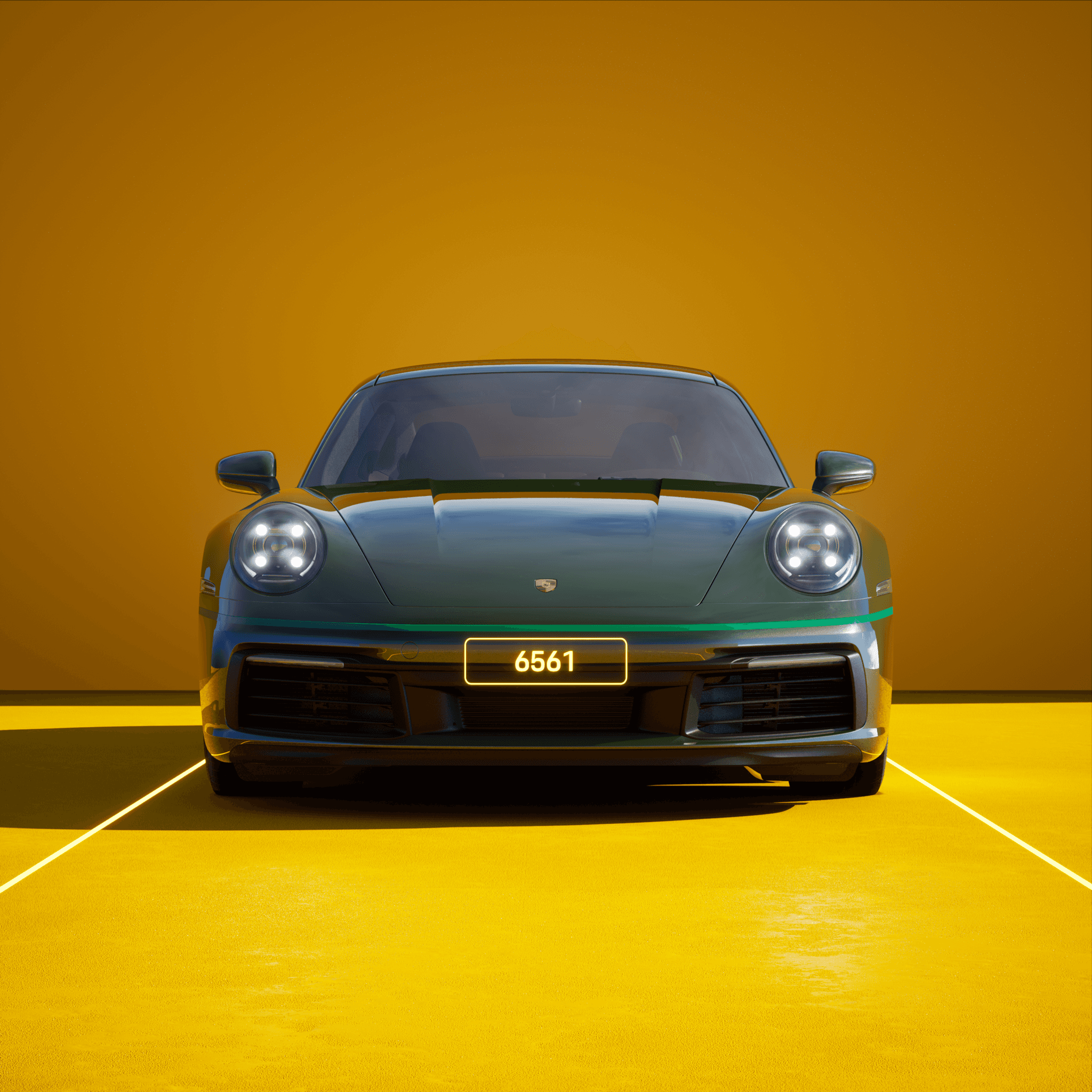 The PORSCHΞ 911 6561 image in phase