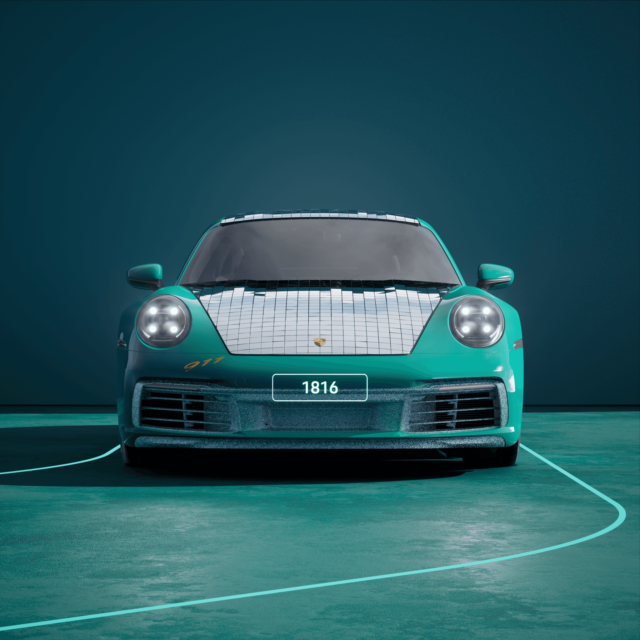 The PORSCHΞ 911 1816 image in phase