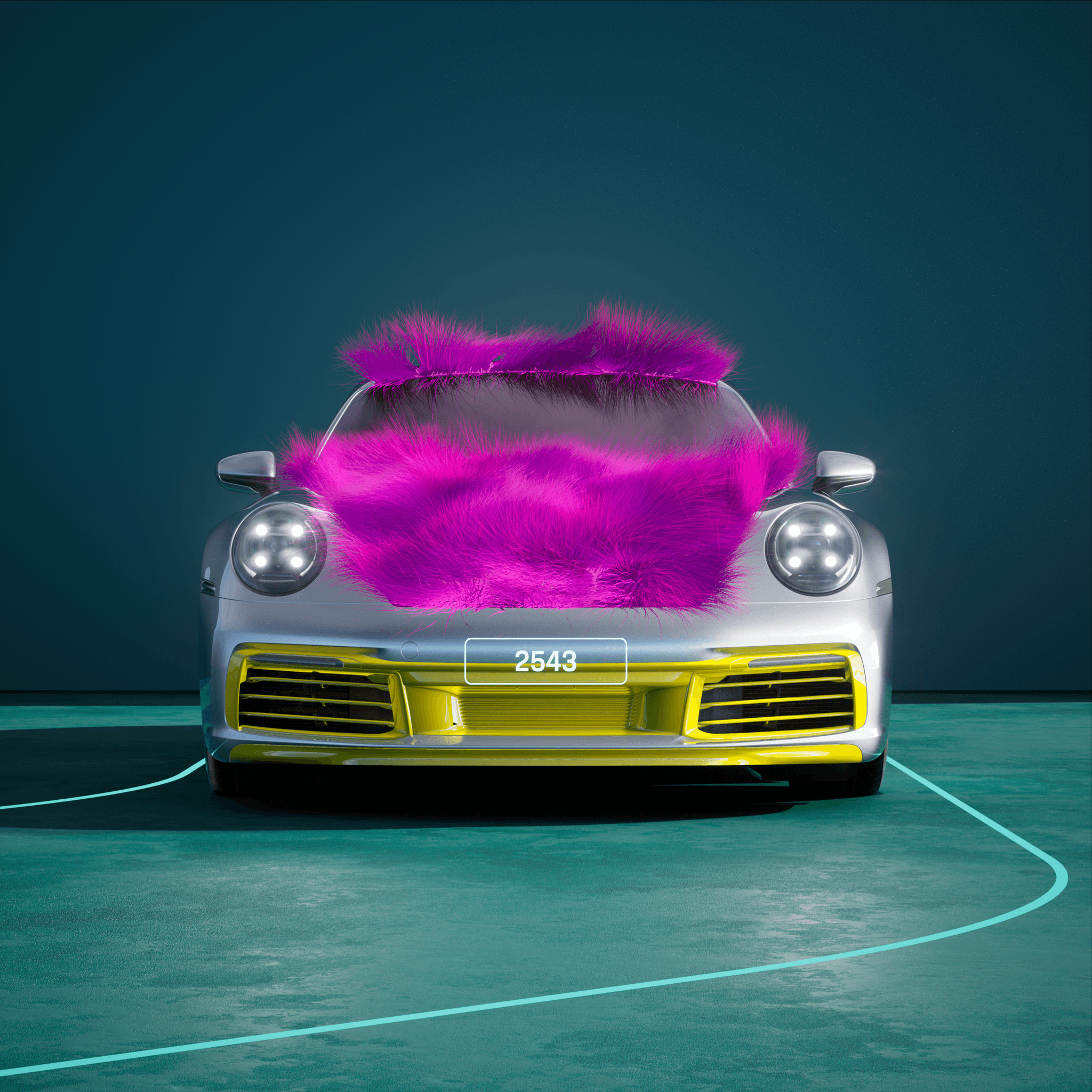 The PORSCHΞ 911 2543 image in phase
