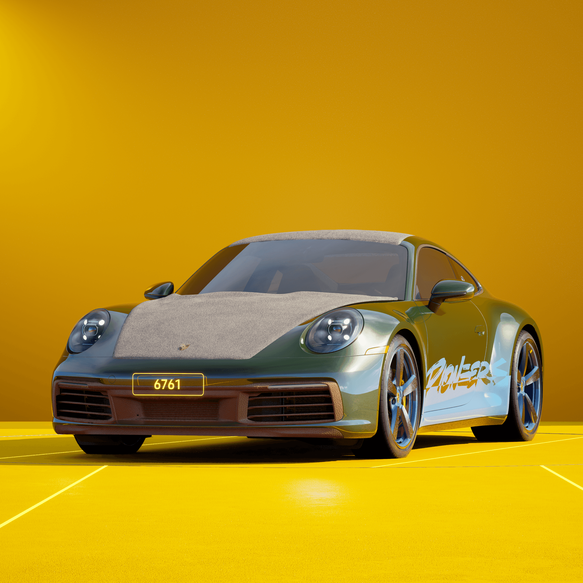 The PORSCHΞ 911 6761 image in phase