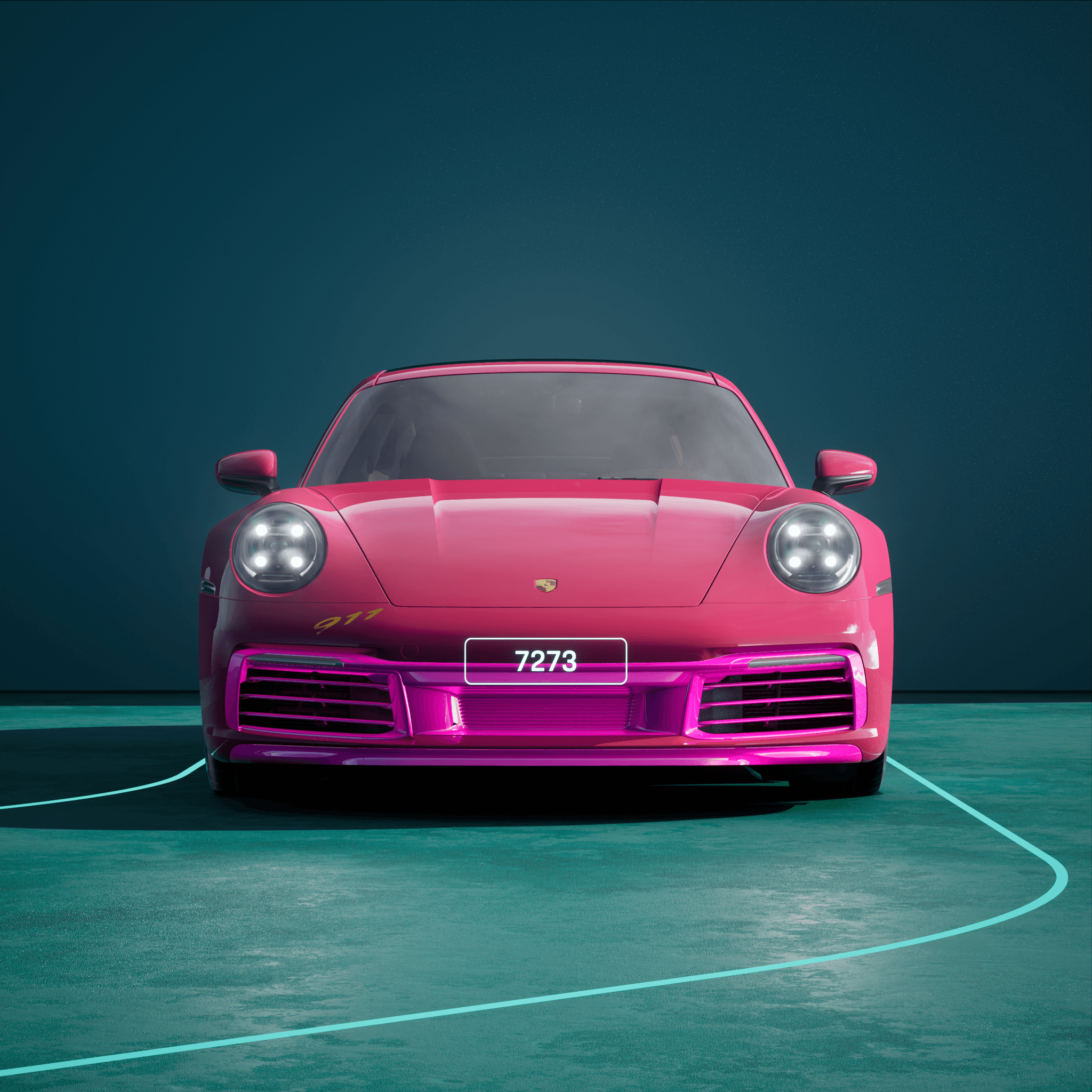 The PORSCHΞ 911 7273 image in phase