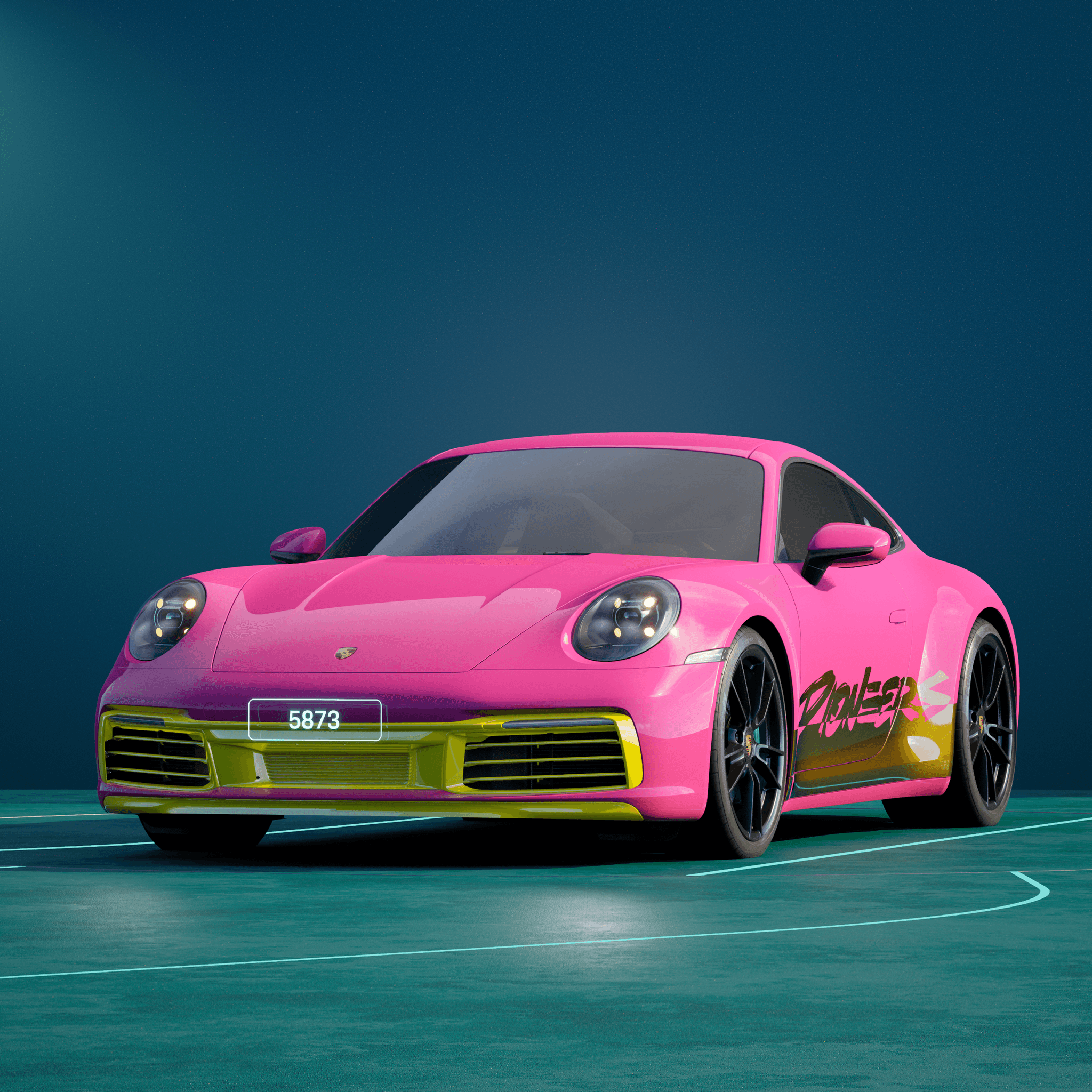 The PORSCHΞ 911 5873 image in phase