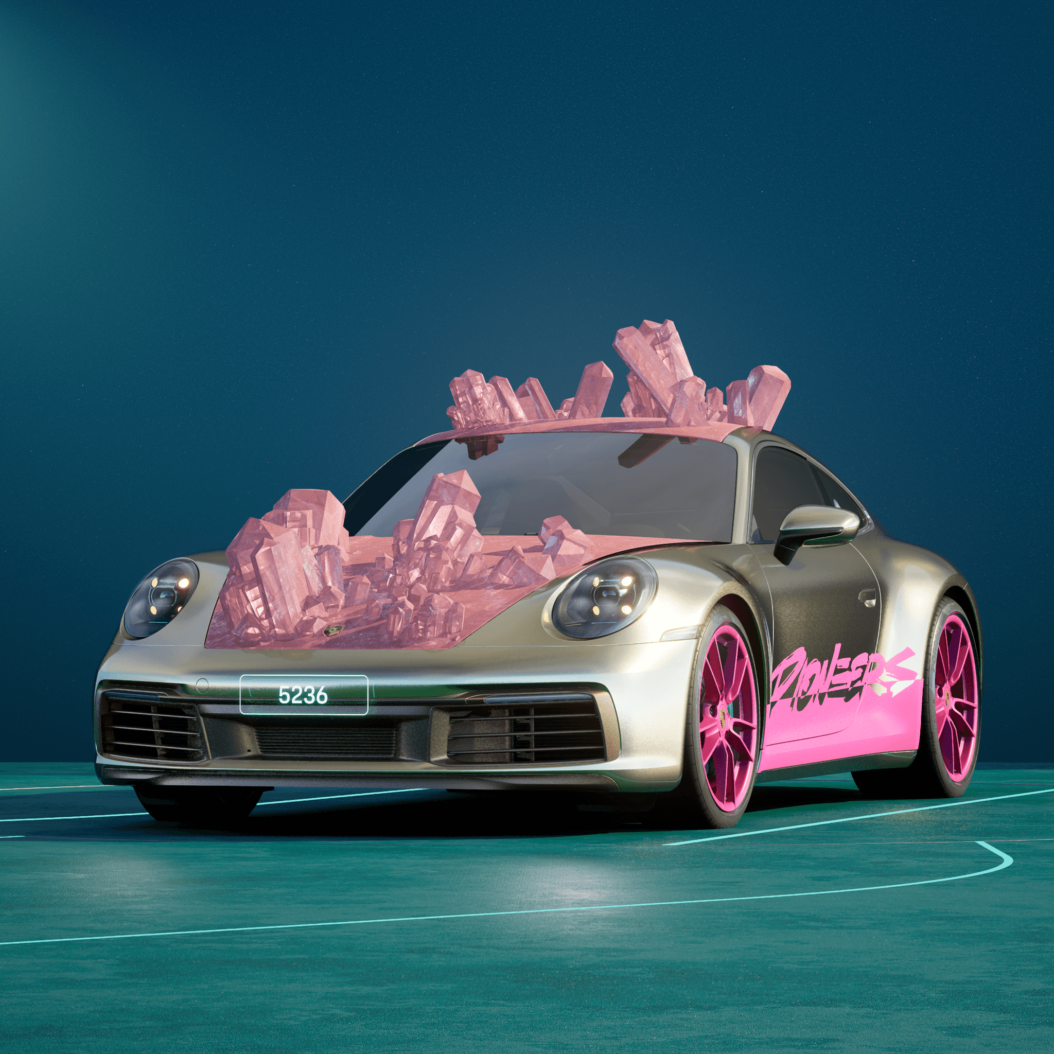 The PORSCHΞ 911 5236 image in phase