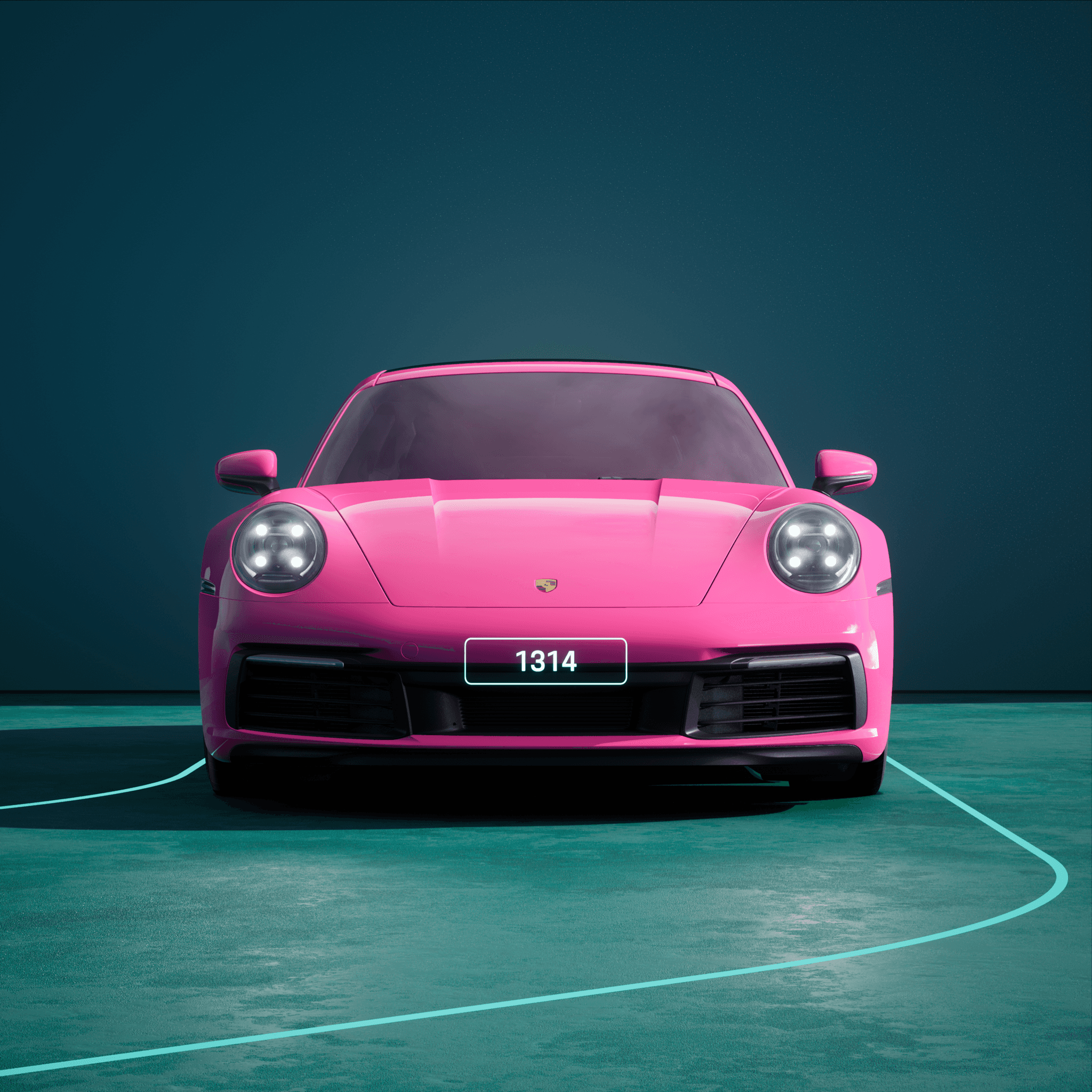 The PORSCHΞ 911 1314 image in phase
