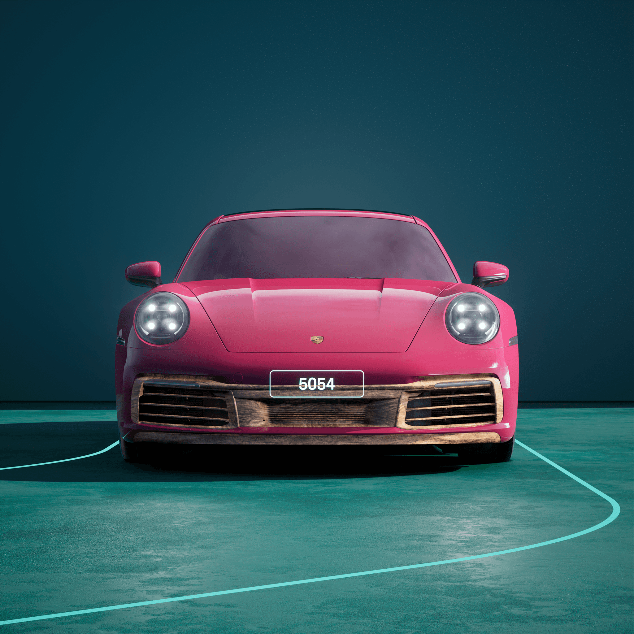 The PORSCHΞ 911 5054 image in phase