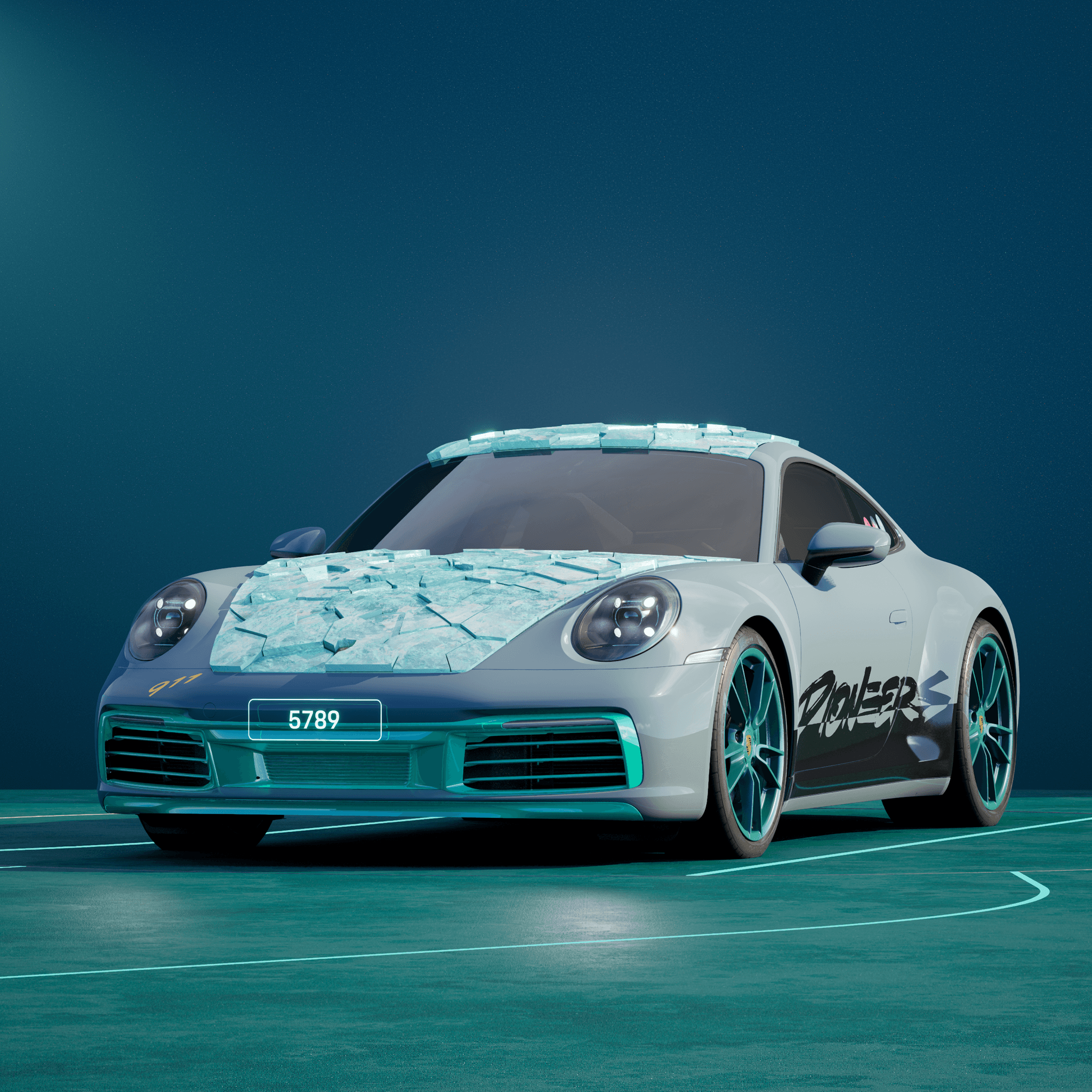 The PORSCHΞ 911 5789 image in phase