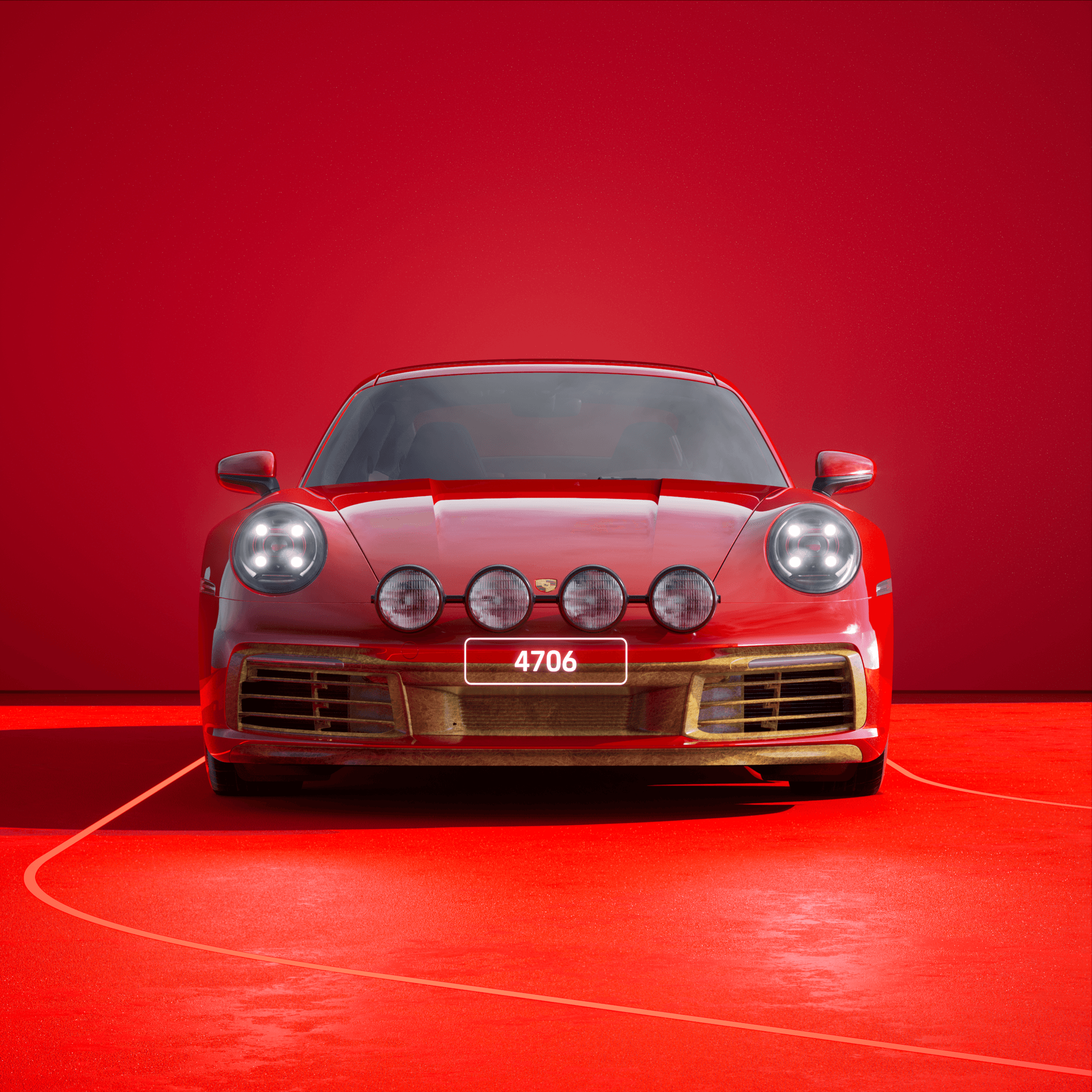 The PORSCHΞ 911 4706 image in phase