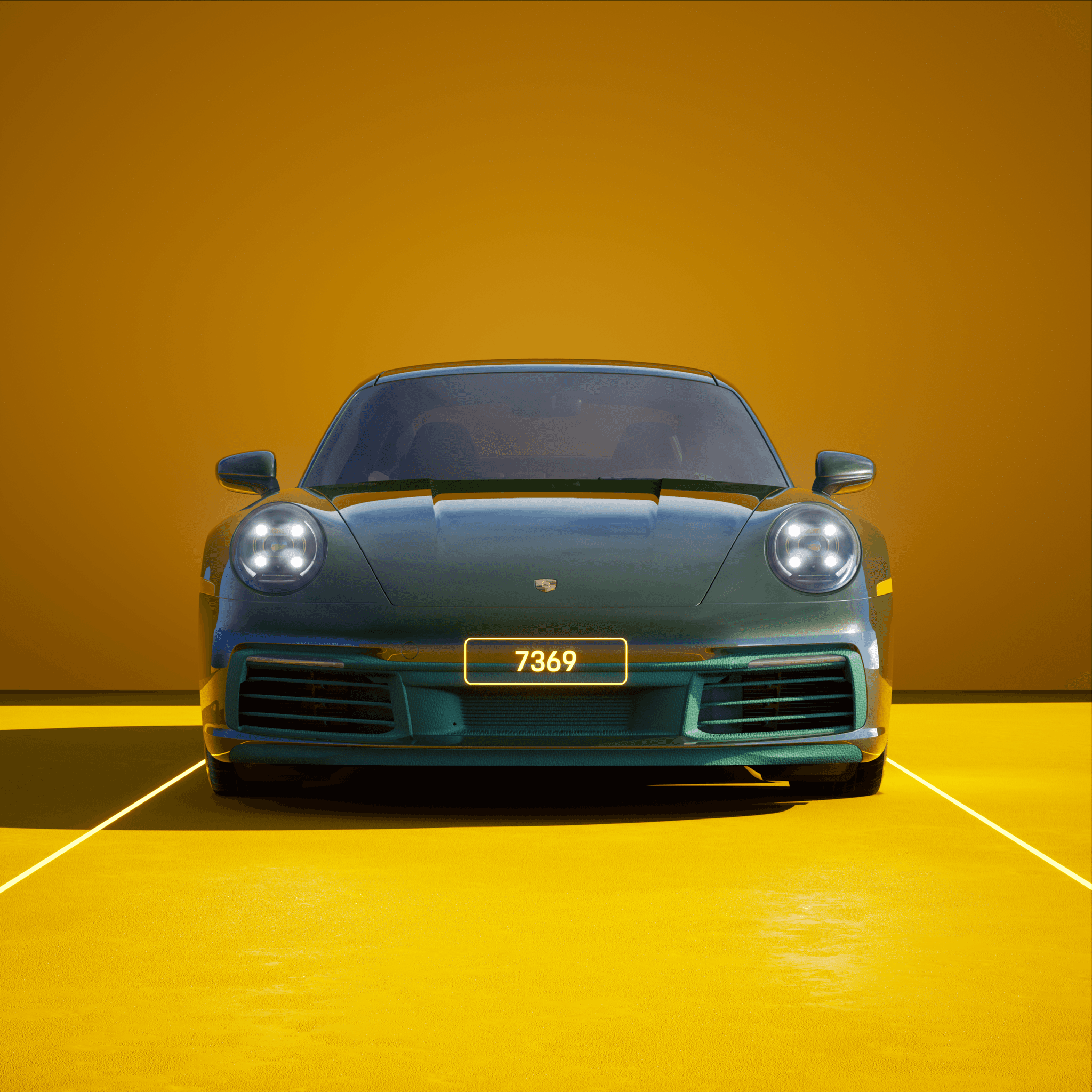 The PORSCHΞ 911 7369 image in phase