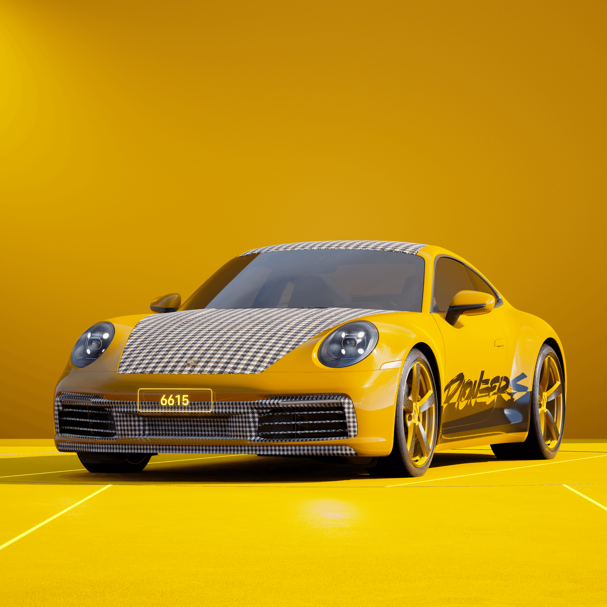 The PORSCHΞ 911 6615 image in phase