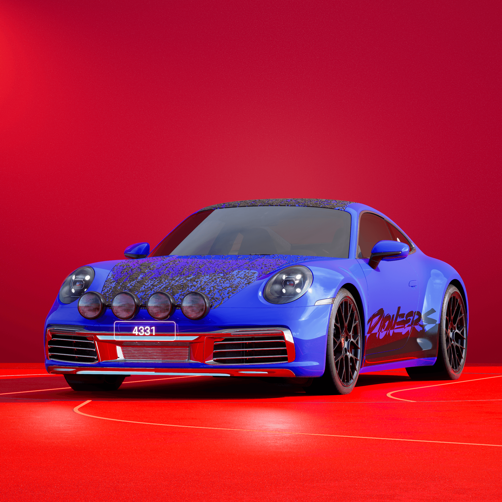 The PORSCHΞ 911 4331 image in phase