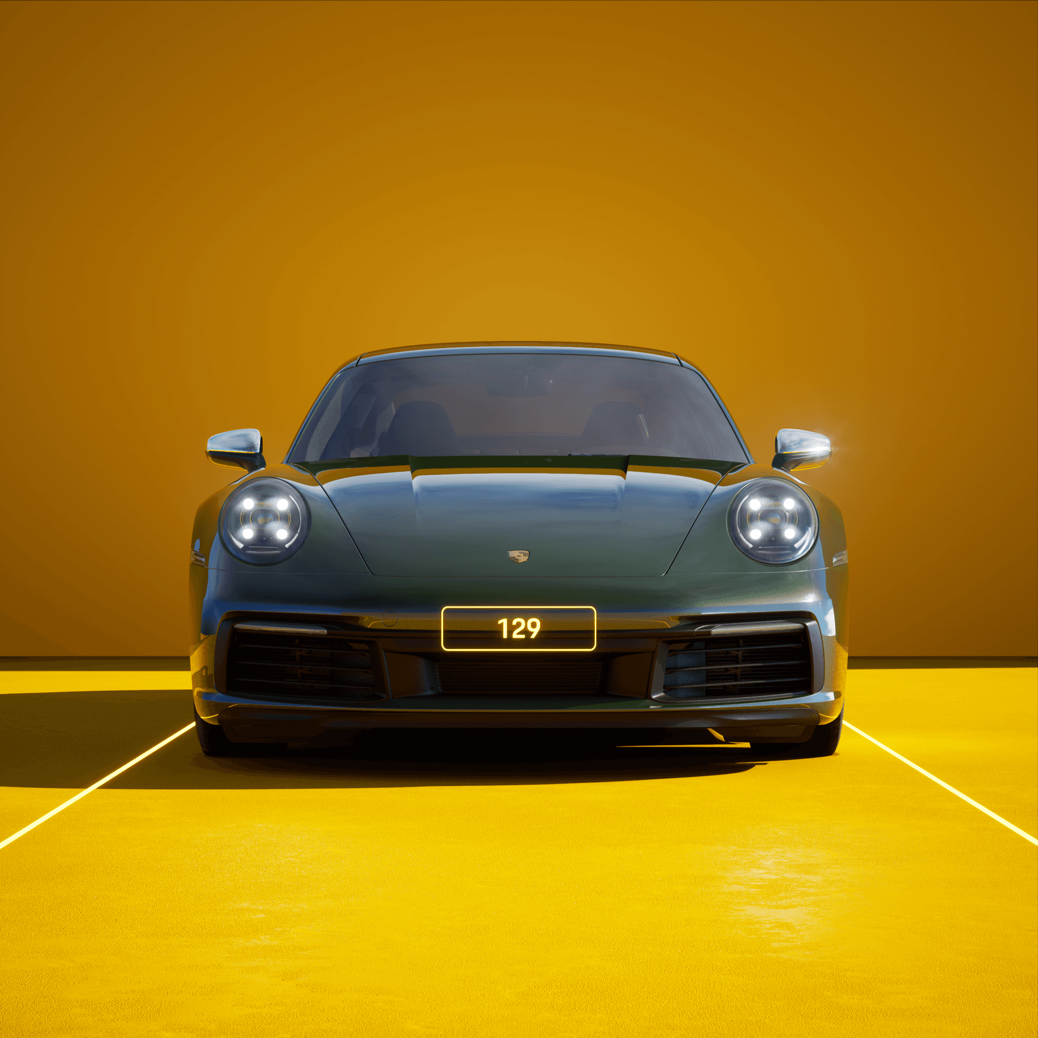 The PORSCHΞ 911 129 image in phase