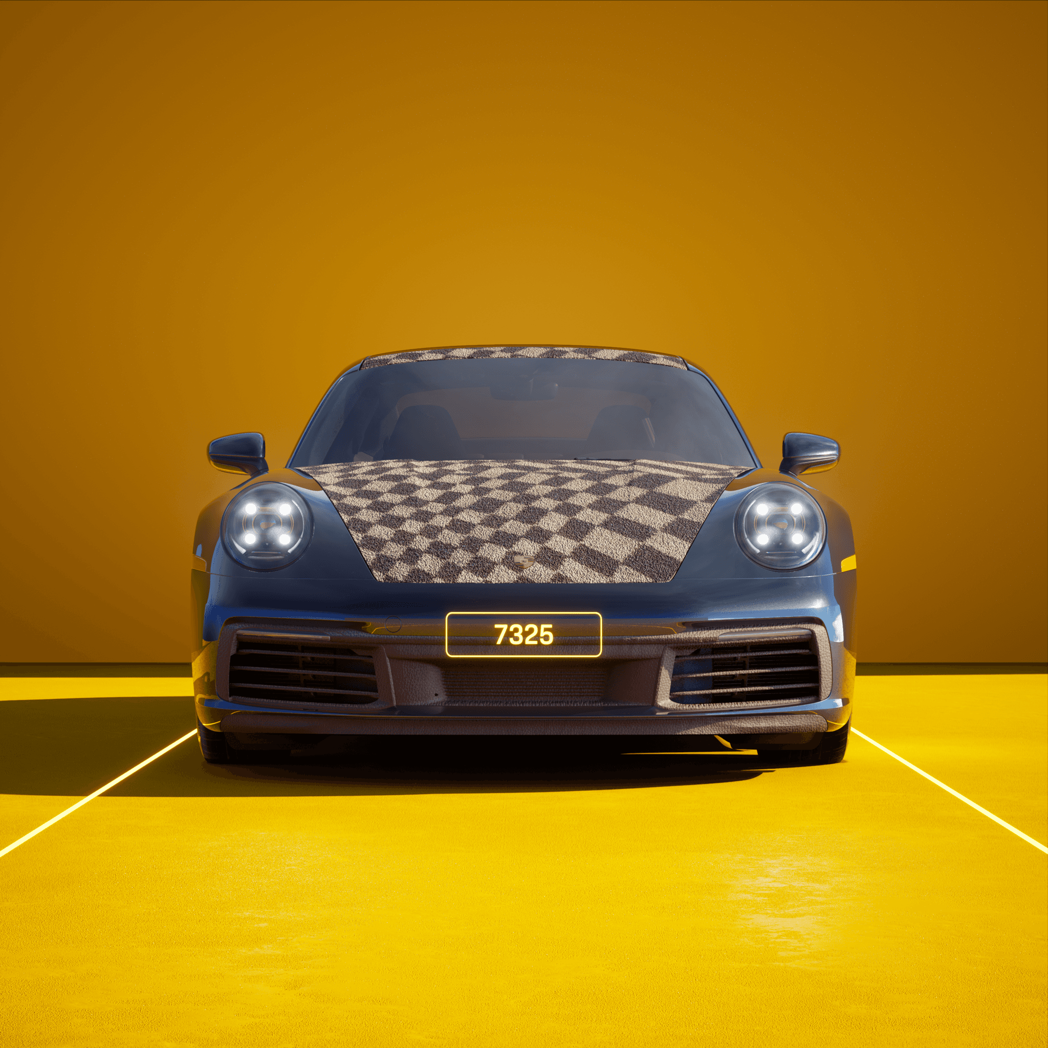 The PORSCHΞ 911 7325 image in phase