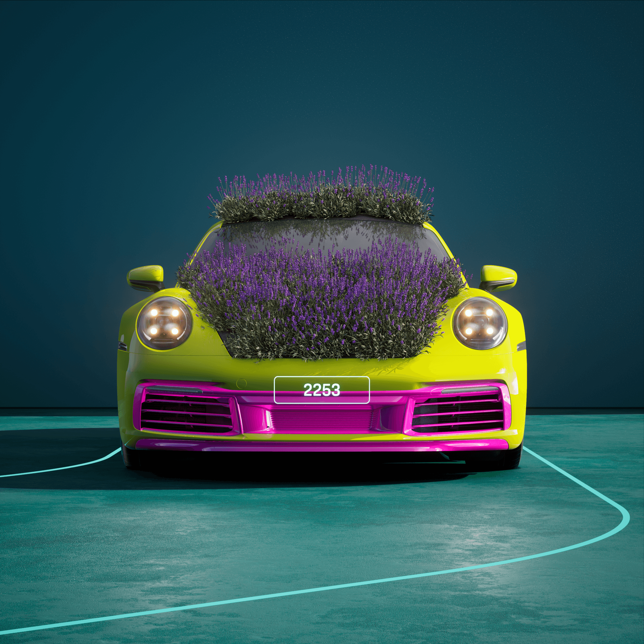 The PORSCHΞ 911 2253 image in phase
